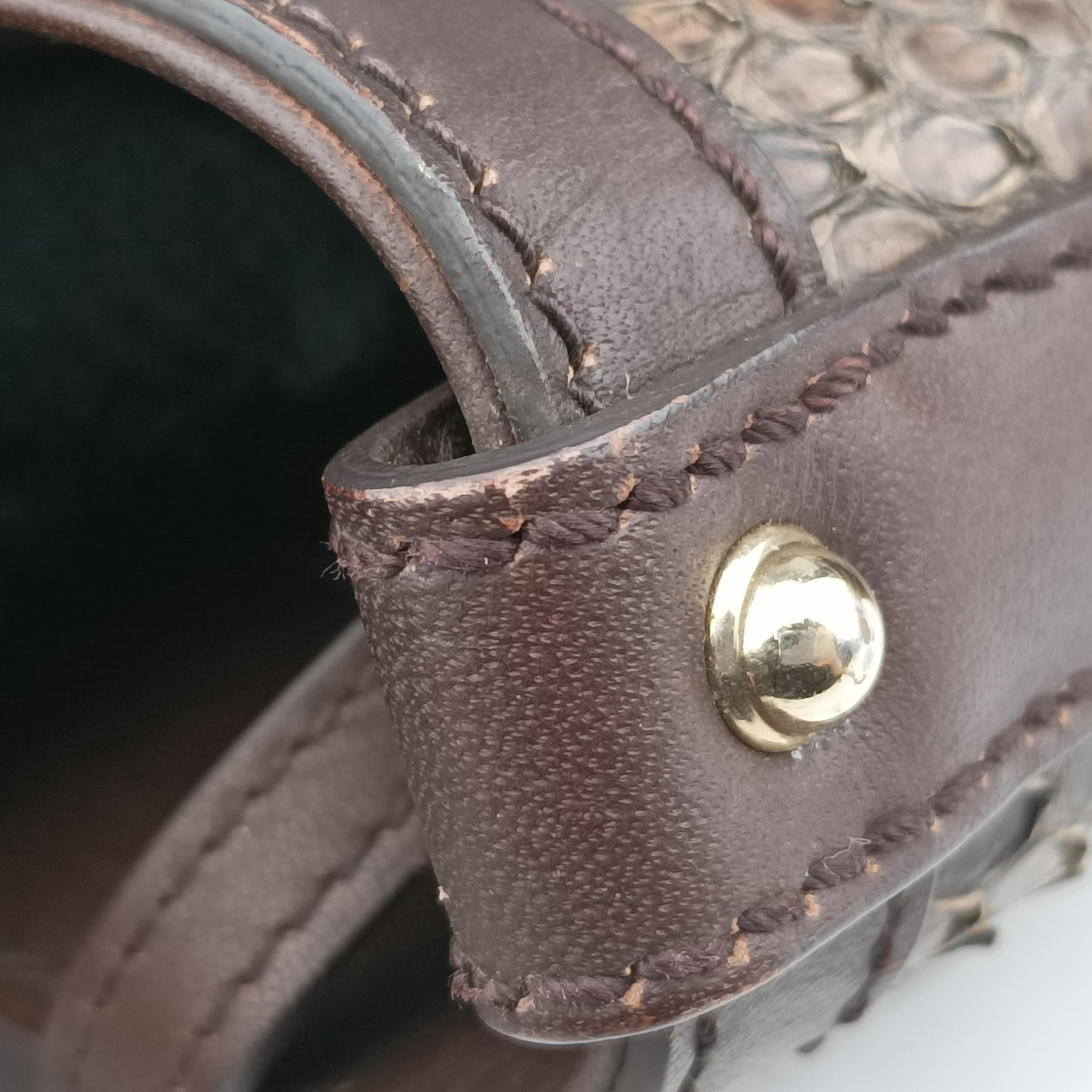 GG Craft Brown snakeskin 247207 E7037130GGクラフト ブラウン ヘビ革 247207 E7037130