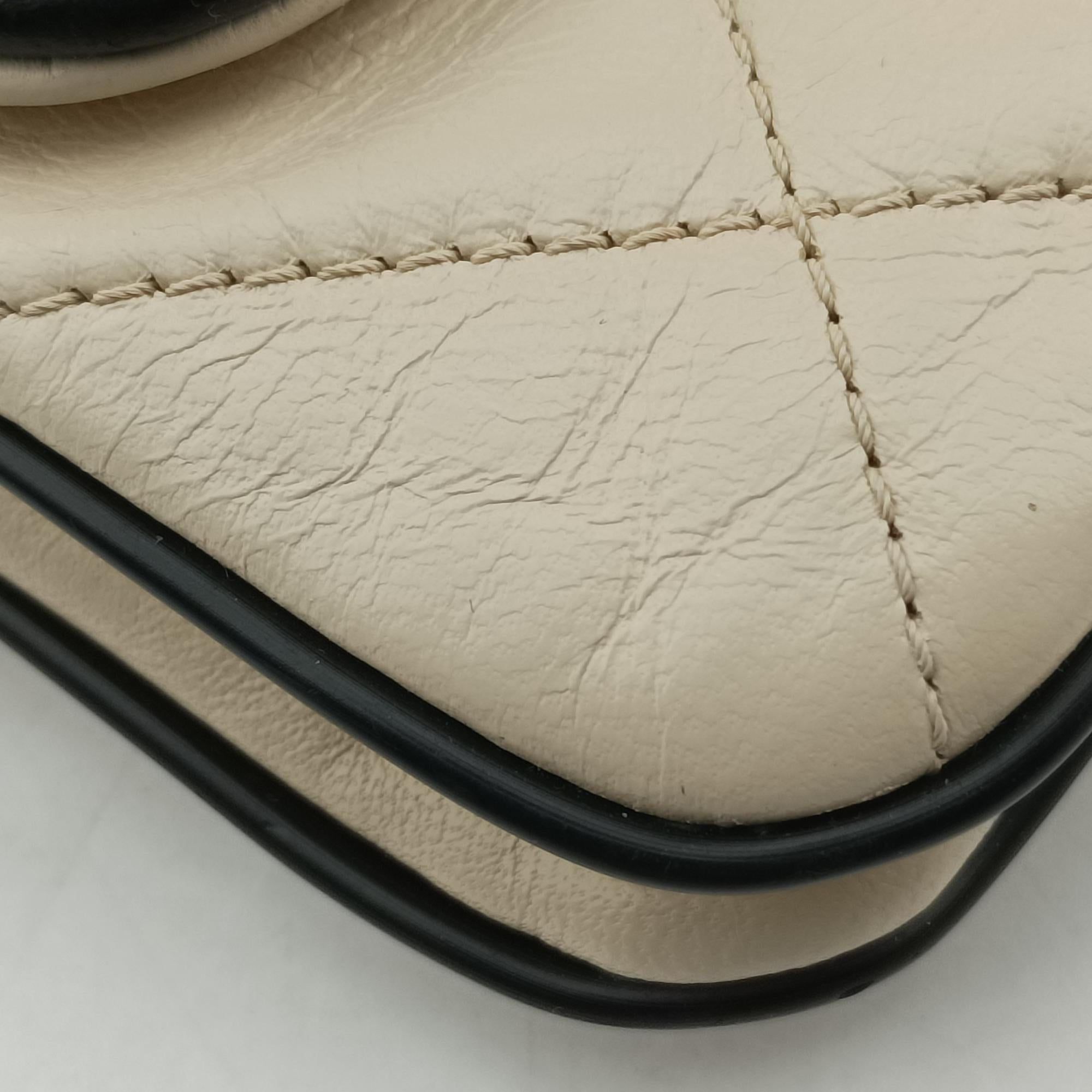 East West White lambskin A37691 12109225イーストウエスト ホワイト ラムスキン A37691 12109225