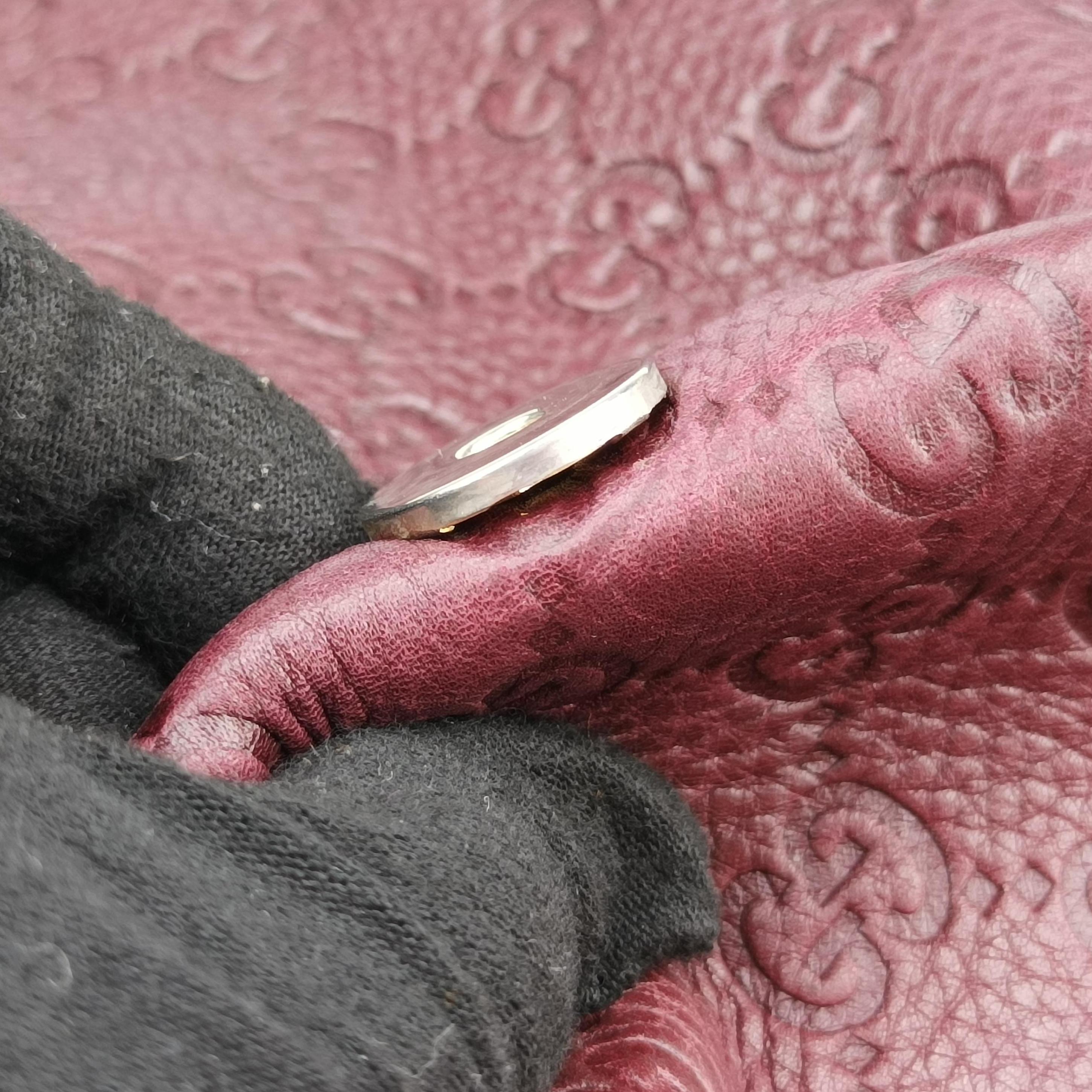 Guccissima Large Techno Horsebit Hobo Burgundy Leather 240236 C6909410グッチシマ ラージ テクノホースビット ホーボー ワインレッド レザー 240236 C6909410