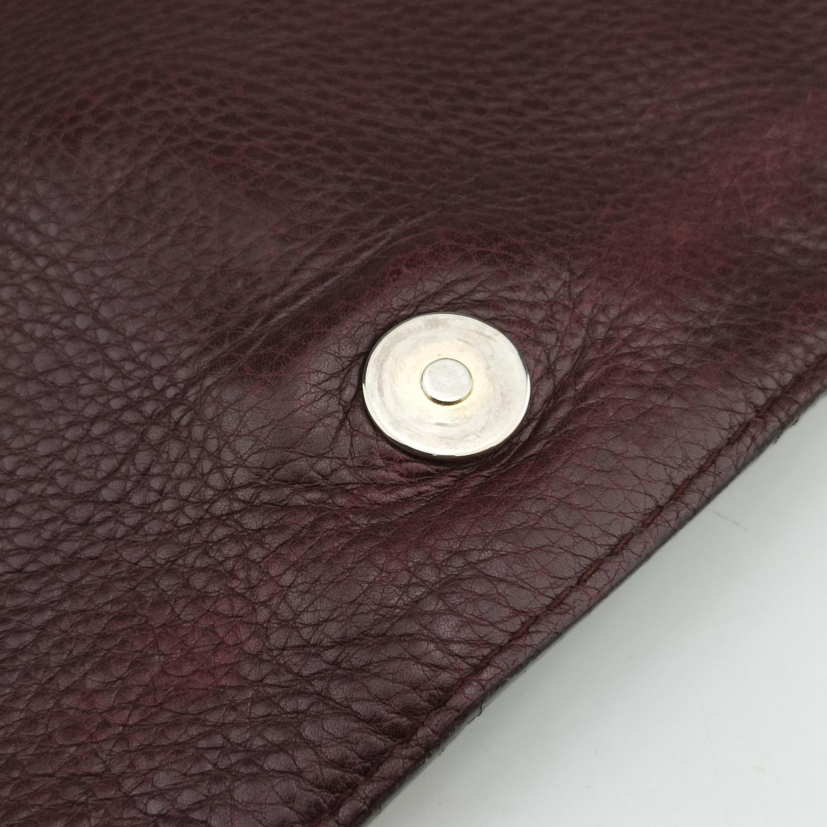 Guccissima Large Techno Horsebit Hobo Burgundy Leather 240236 C6909410グッチシマ ラージ テクノホースビット ホーボー ワインレッド レザー 240236 C6909410