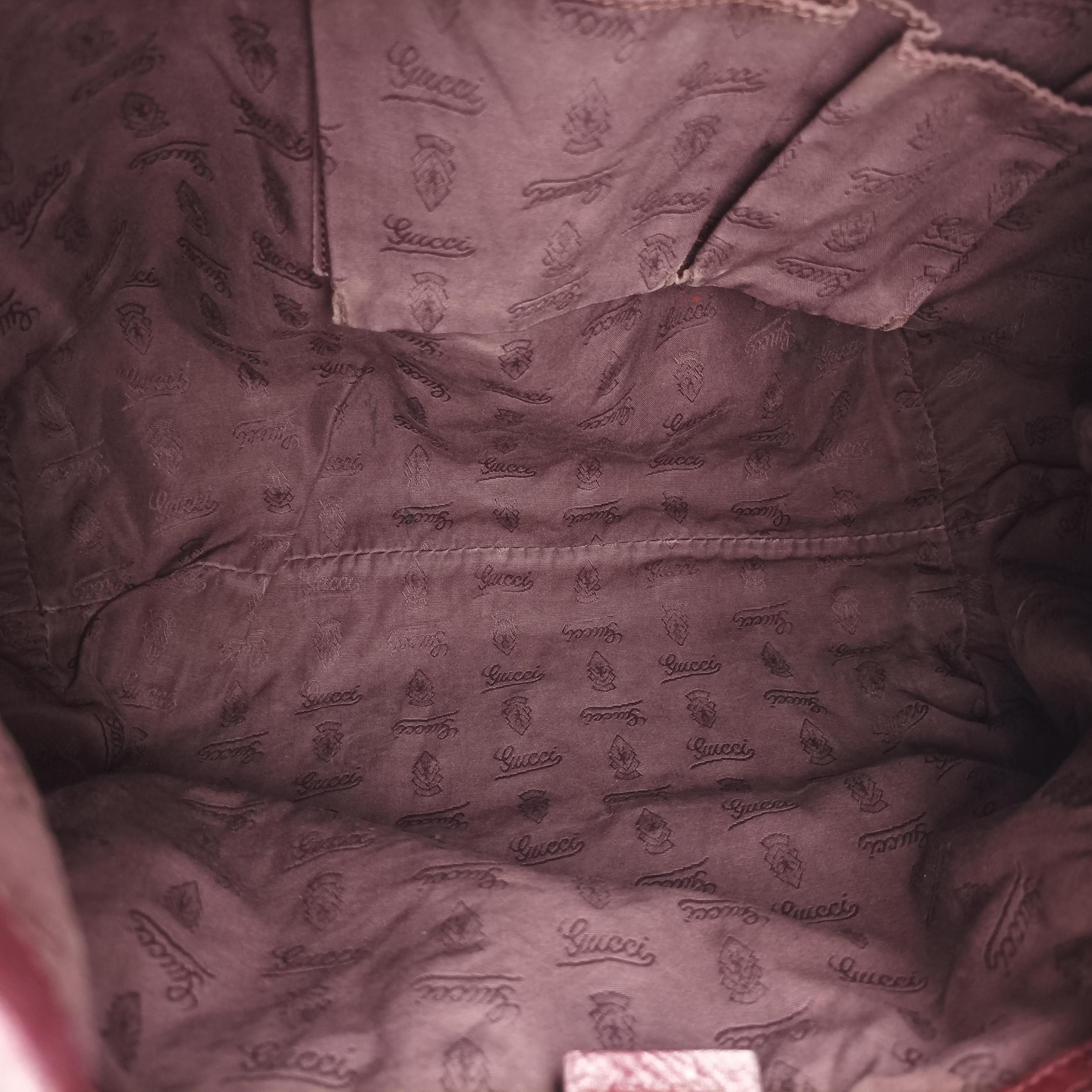 Guccissima Large Techno Horsebit Hobo Burgundy Leather 240236 C6909410グッチシマ ラージ テクノホースビット ホーボー ワインレッド レザー 240236 C6909410