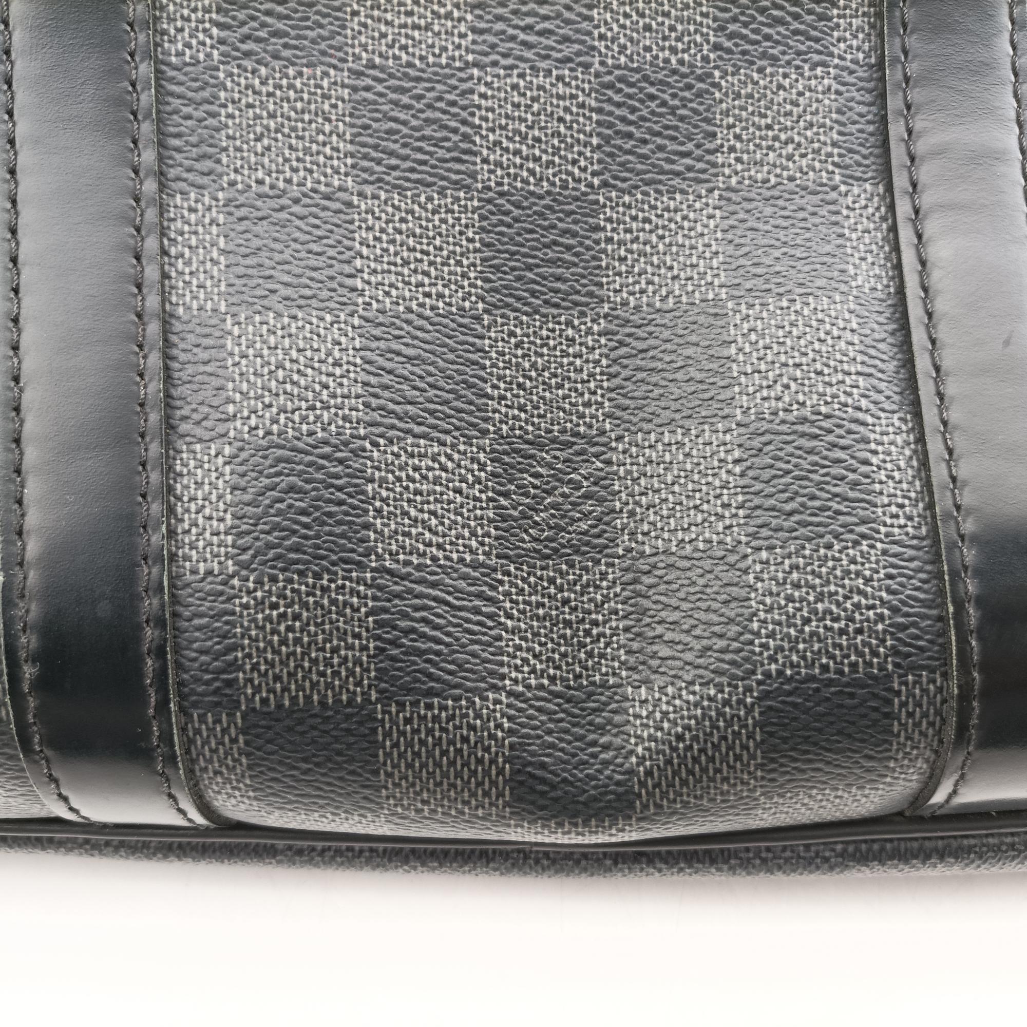 Porte Documents Voyage PM Noir Damier Graphite N41478 GI0146ポルト ドキュマン ヴォワヤージュ PM ノワール ダミエ グラフィット N41478 GI0146