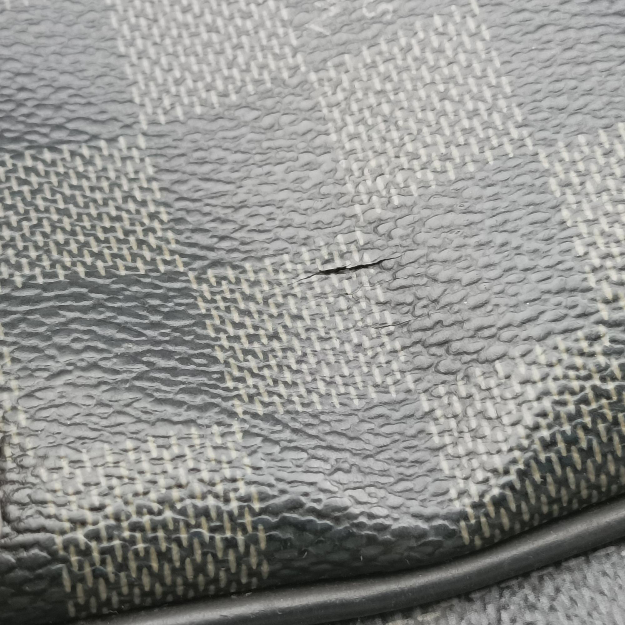 Porte Documents Voyage PM Noir Damier Graphite N41478 GI0146ポルト ドキュマン ヴォワヤージュ PM ノワール ダミエ グラフィット N41478 GI0146