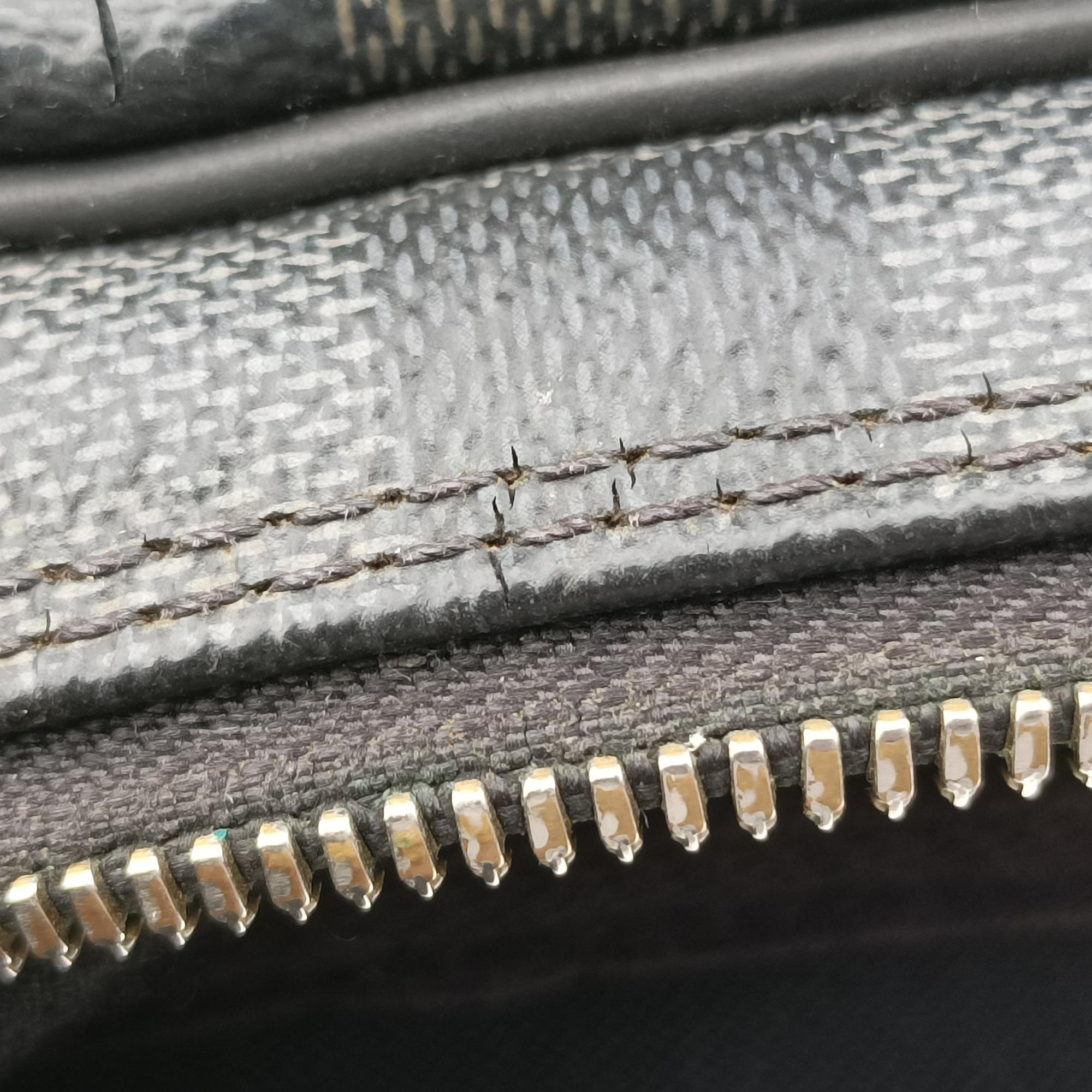 Porte Documents Voyage PM Noir Damier Graphite N41478 GI0146ポルト ドキュマン ヴォワヤージュ PM ノワール ダミエ グラフィット N41478 GI0146