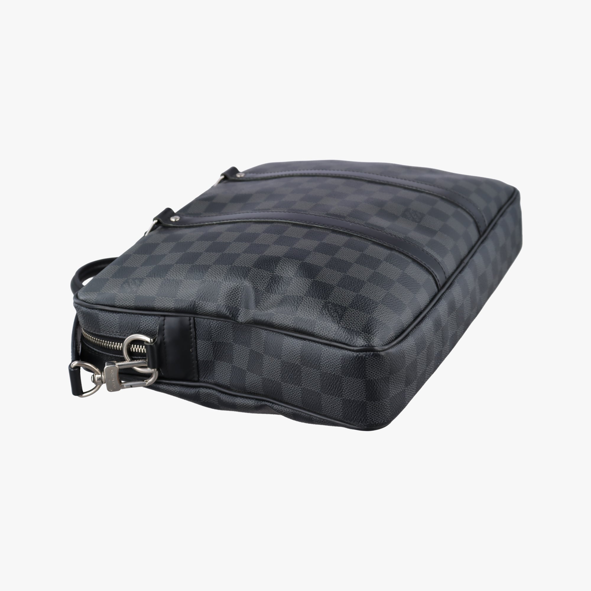 Porte Documents Voyage PM Noir Damier Graphite N41478 GI0146ポルト ドキュマン ヴォワヤージュ PM ノワール ダミエ グラフィット N41478 GI0146