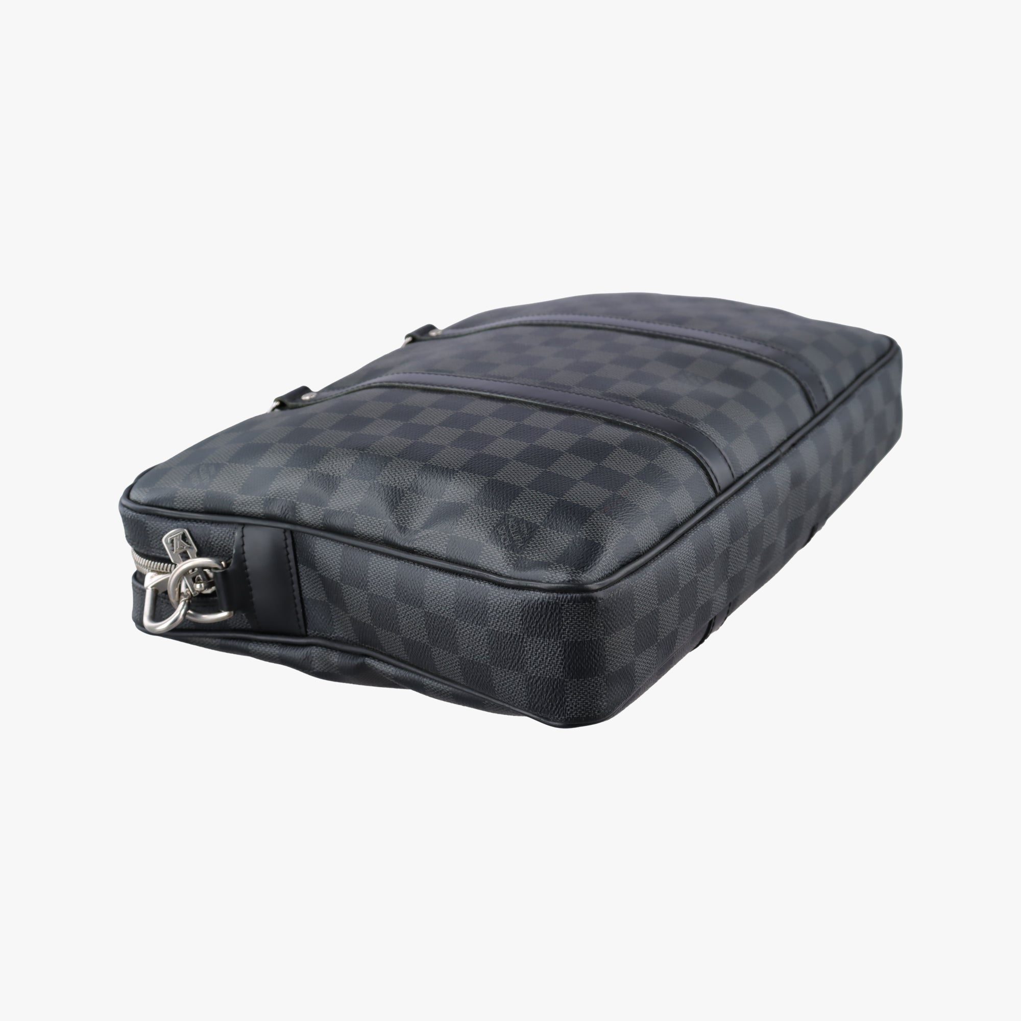 Porte Documents Voyage PM Noir Damier Graphite N41478 GI0146ポルト ドキュマン ヴォワヤージュ PM ノワール ダミエ グラフィット N41478 GI0146