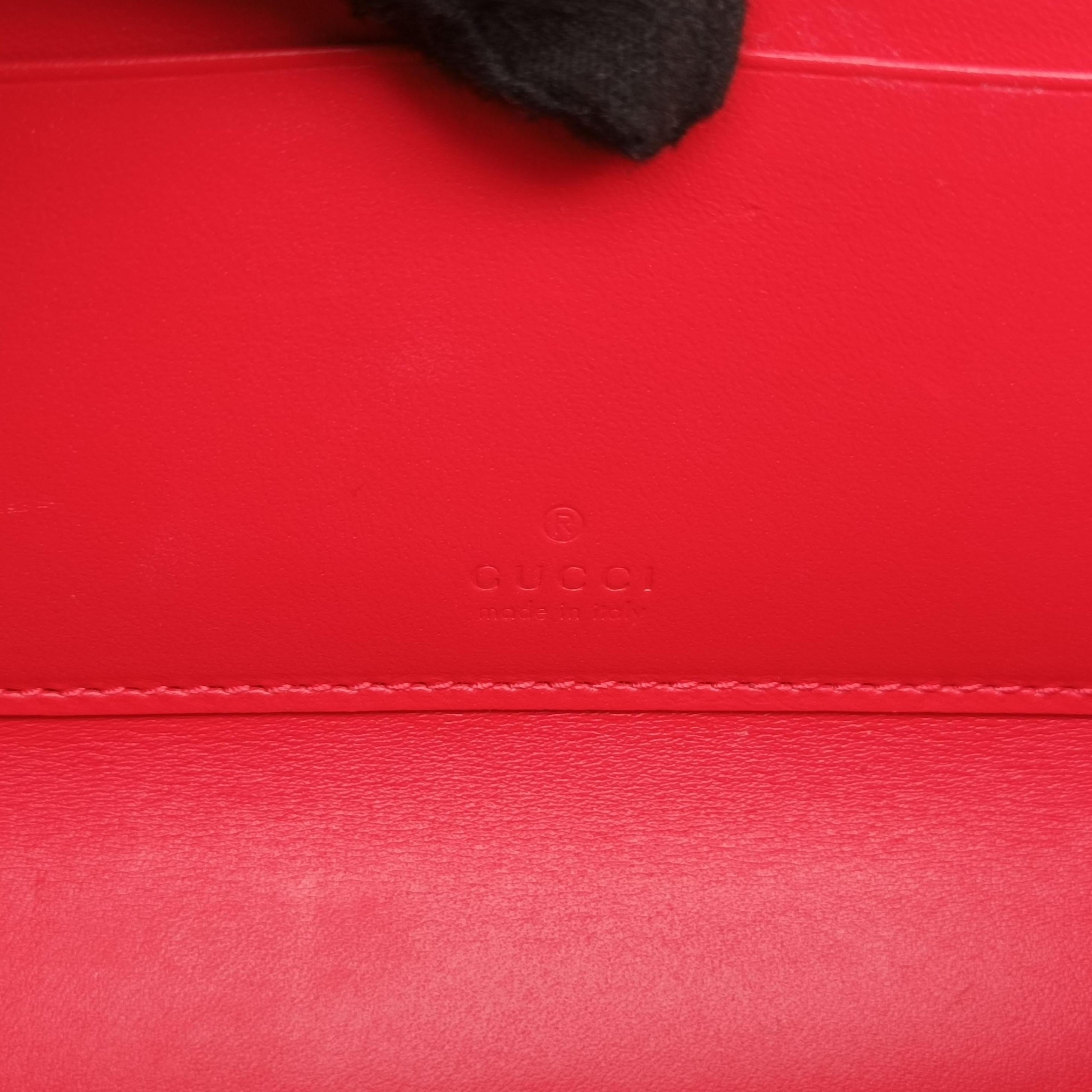 GG Supreme Brown×Red PVC coated canvas 677610 GGスプリーム ブラウン×レッド PVCコーティングキャンバス 677610