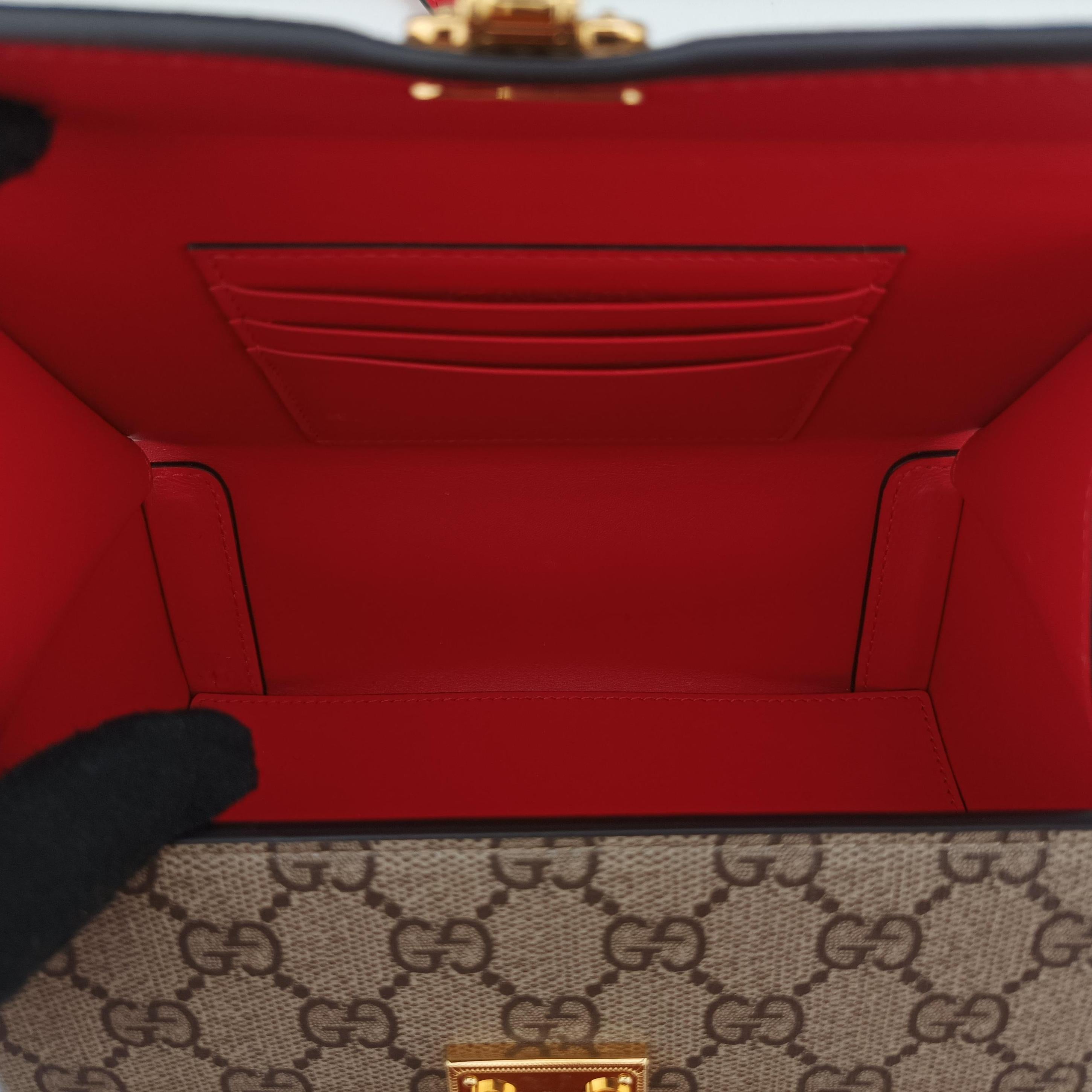 GG Supreme Brown×Red PVC coated canvas 677610 GGスプリーム ブラウン×レッド PVCコーティングキャンバス 677610