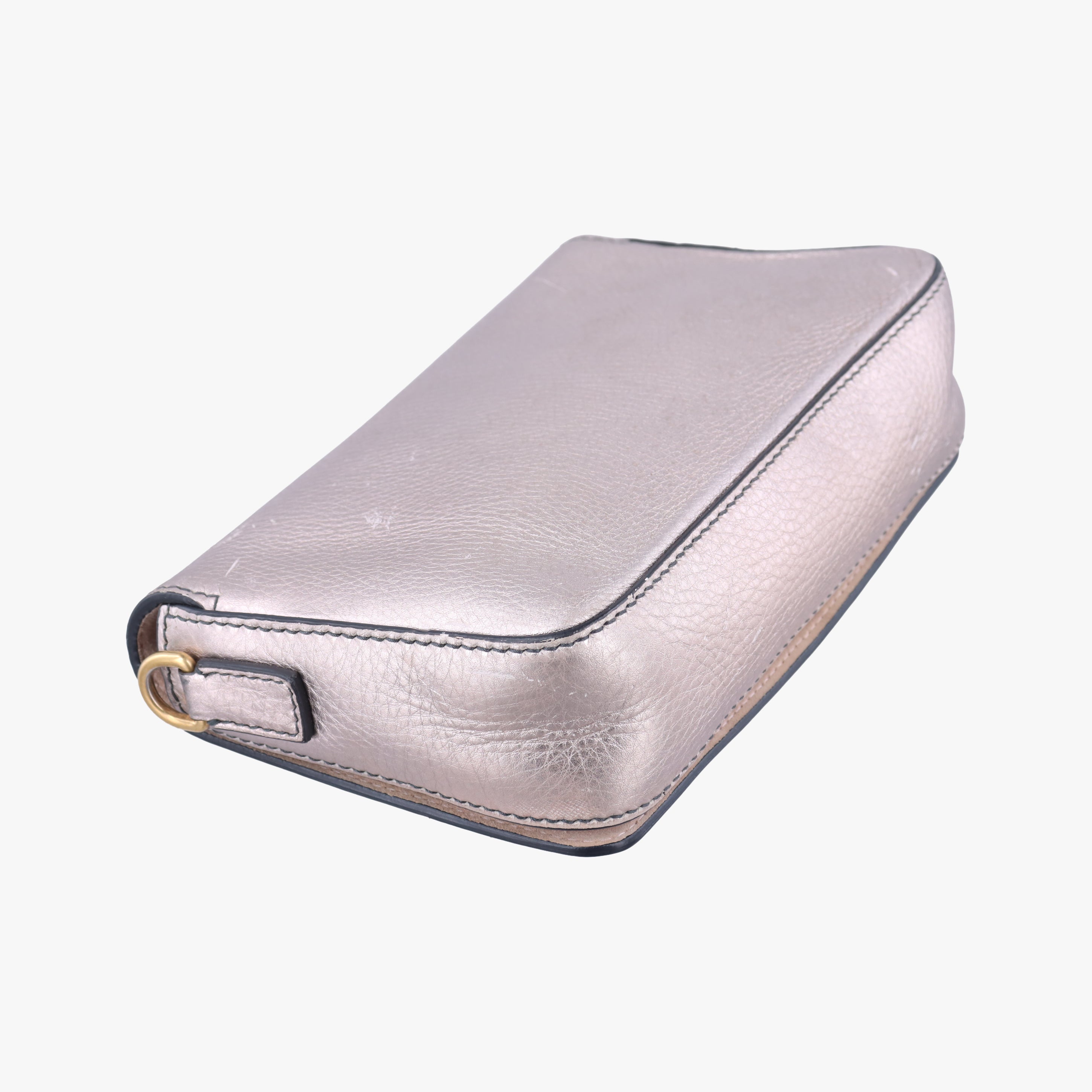 flap Gold leather 01-RU-0177フラップ ゴールド レザー 01-RU-0177