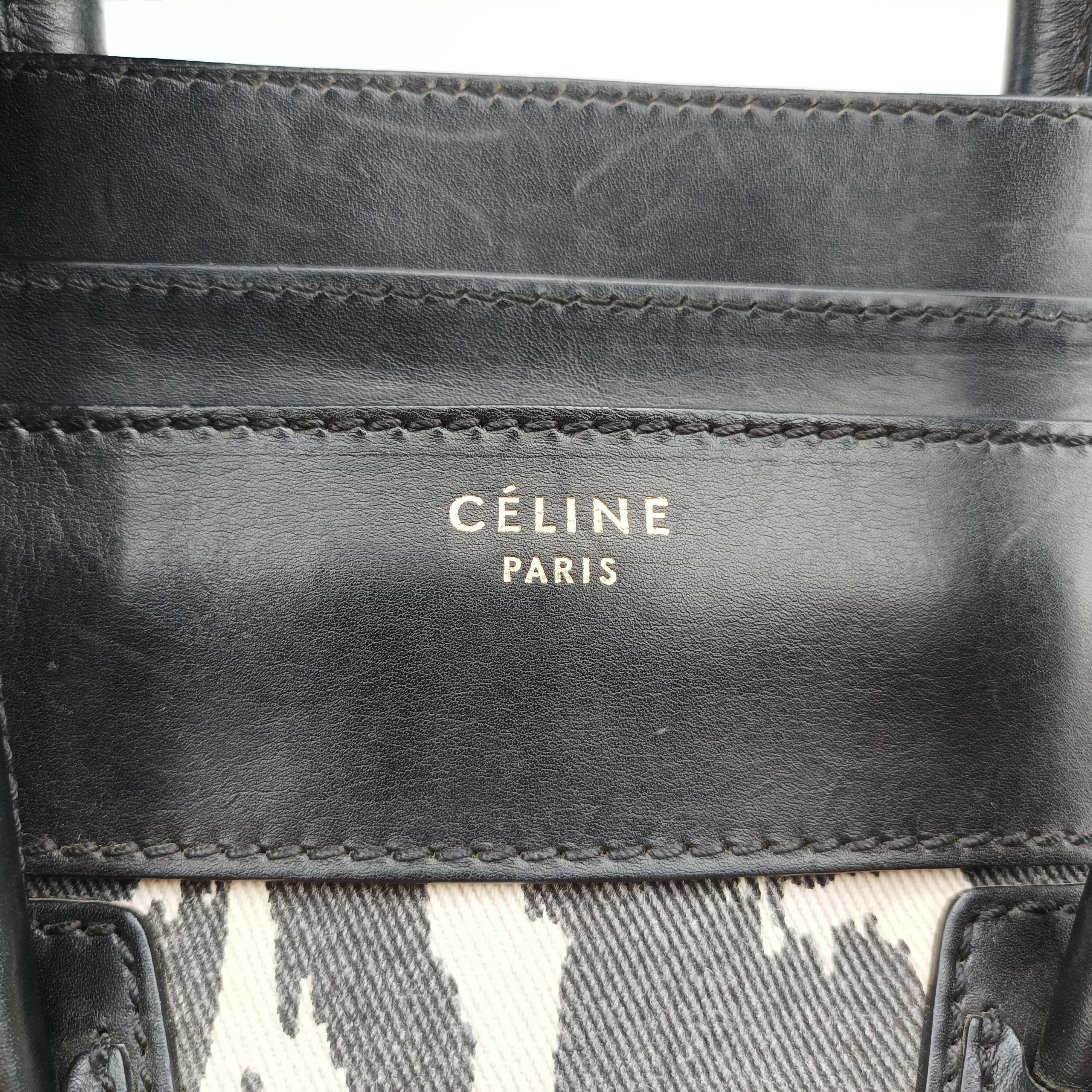 Luggage Mini Shopper Black×Multicolour Canvas ×Leather S-AT-1121 S-MM-1121ラゲージミニショッパー ブラック×マルチカラー キャンバス×レザー S-AT-1121 S-MM-1121