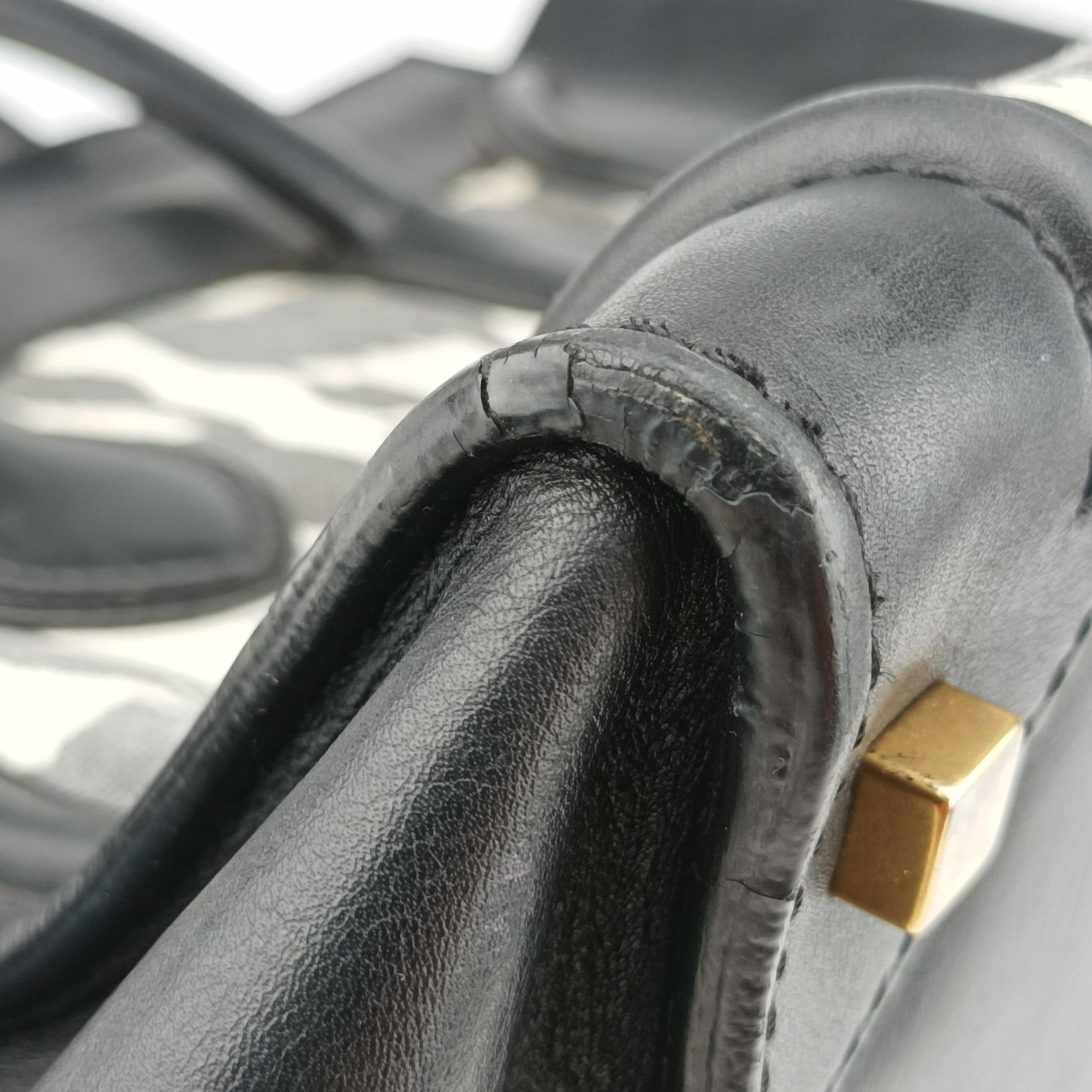 Luggage Mini Shopper Black×Multicolour Canvas ×Leather S-AT-1121 S-MM-1121ラゲージミニショッパー ブラック×マルチカラー キャンバス×レザー S-AT-1121 S-MM-1121