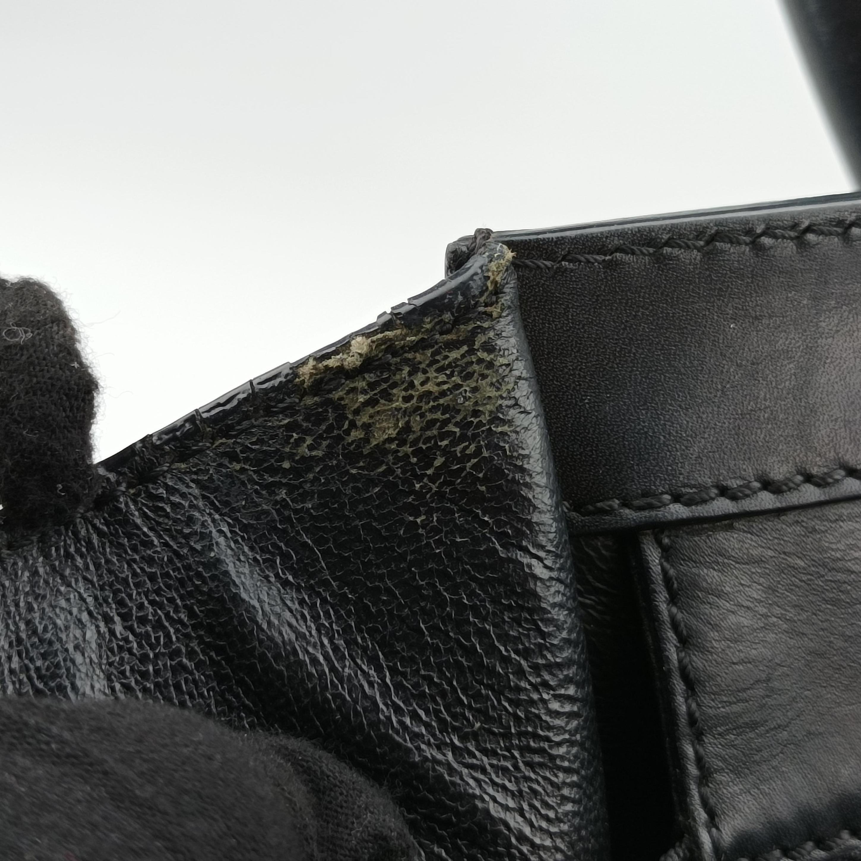 Luggage Mini Shopper Black×Multicolour Canvas ×Leather S-AT-1121 S-MM-1121ラゲージミニショッパー ブラック×マルチカラー キャンバス×レザー S-AT-1121 S-MM-1121