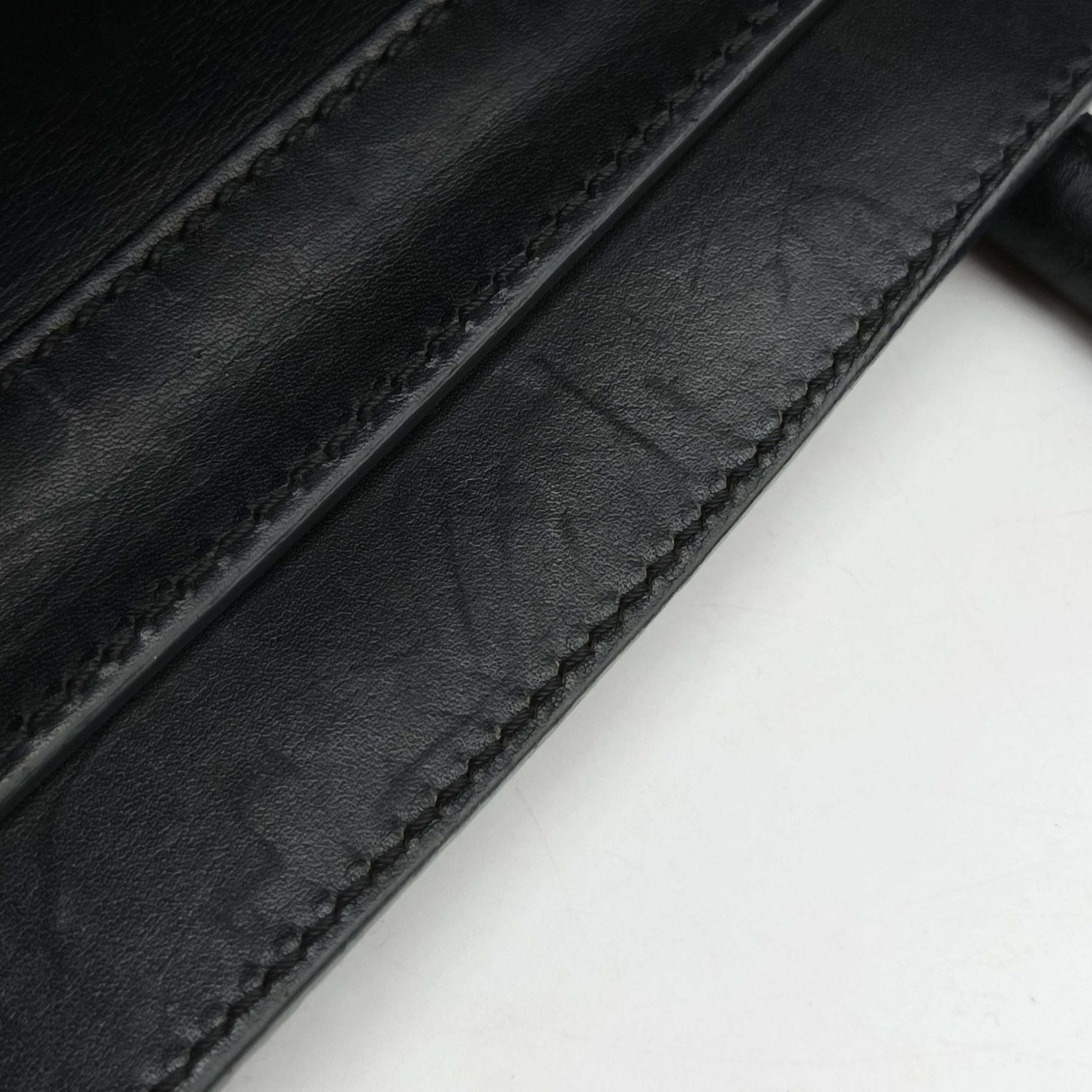 Luggage Mini Shopper Black×Multicolour Canvas ×Leather S-AT-1121 S-MM-1121ラゲージミニショッパー ブラック×マルチカラー キャンバス×レザー S-AT-1121 S-MM-1121