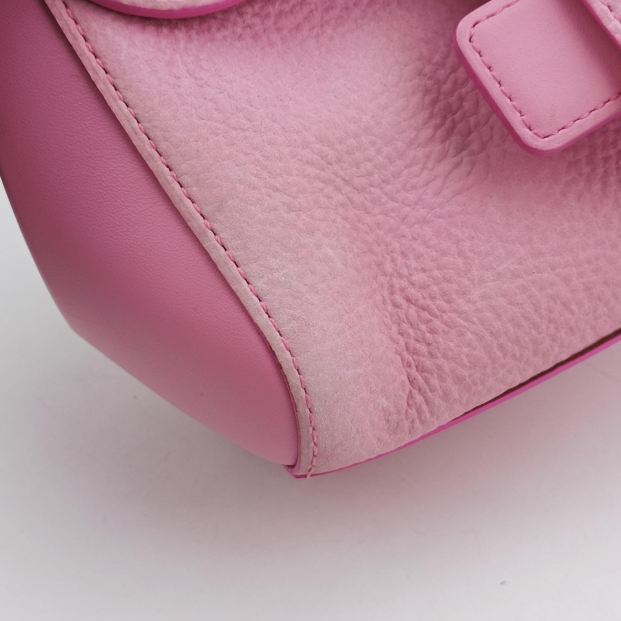 Simplissime City Mini Pink Suede×leather BO4Fシンプリシメシティミニ ピンク スエード×レザー BO4F