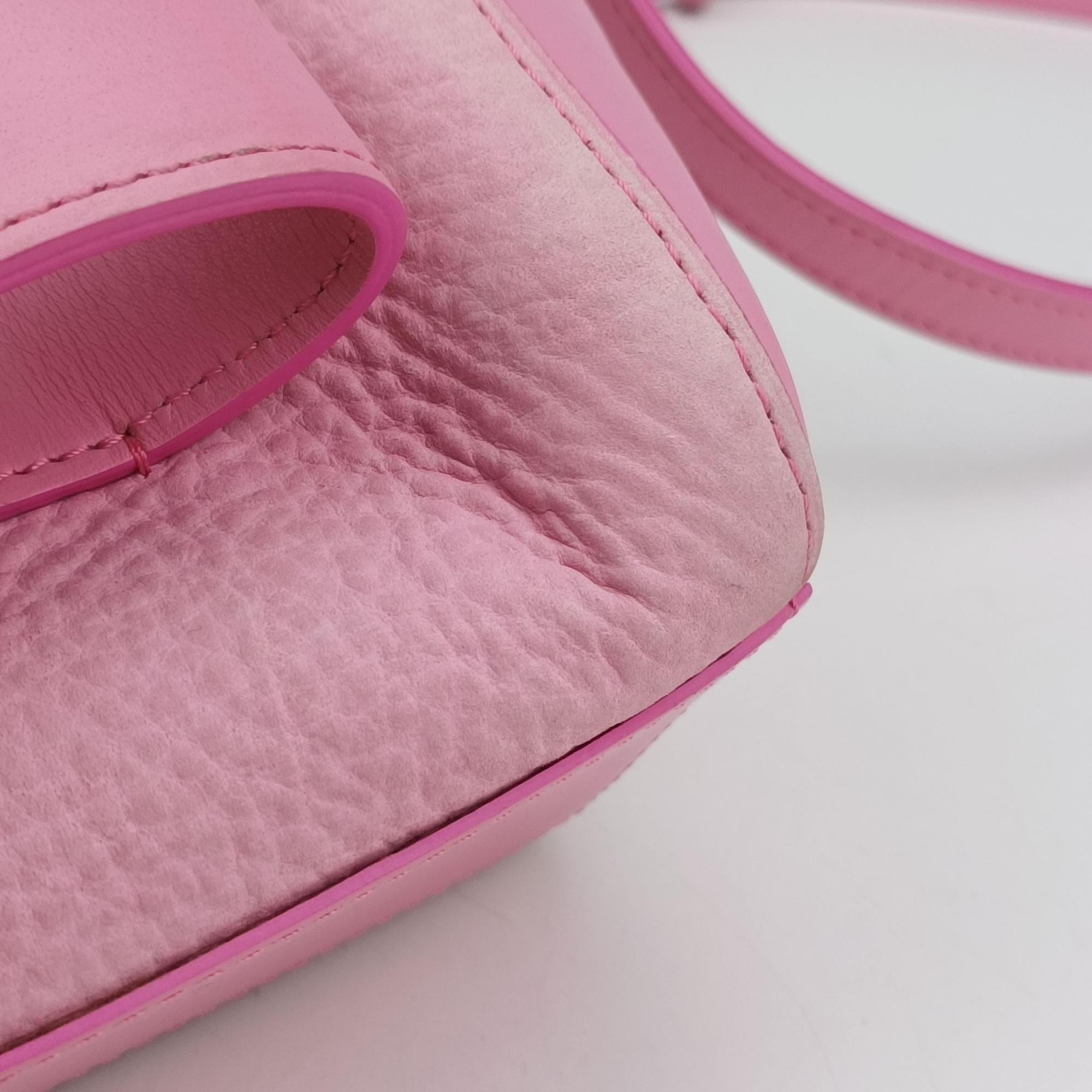 Simplissime City Mini Pink Suede×leather BO4Fシンプリシメシティミニ ピンク スエード×レザー BO4F