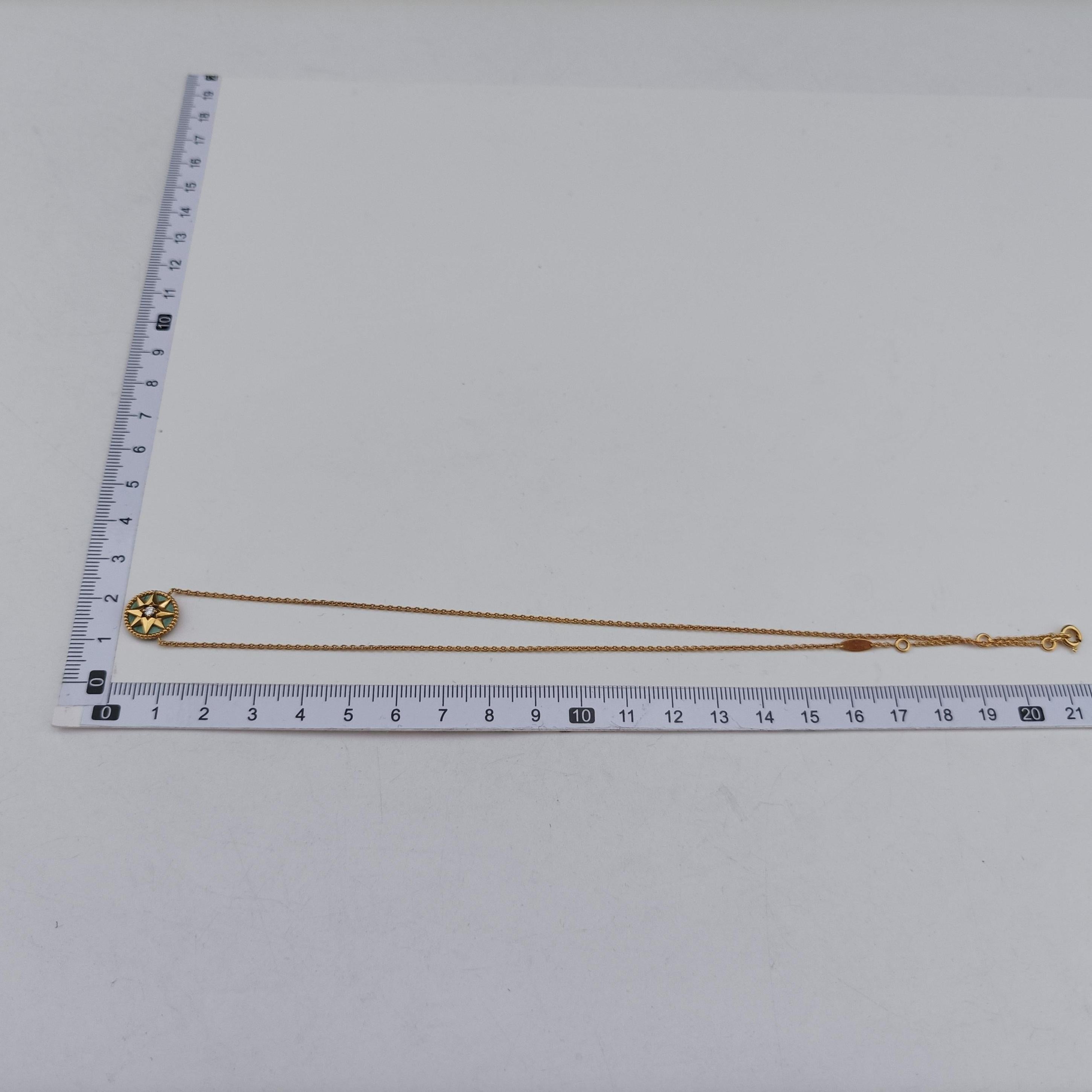 Rose des Vents medallion Golden×Green AU750 092344ローズデヴァン メダリオン ゴールド×グリーン AU750 092344