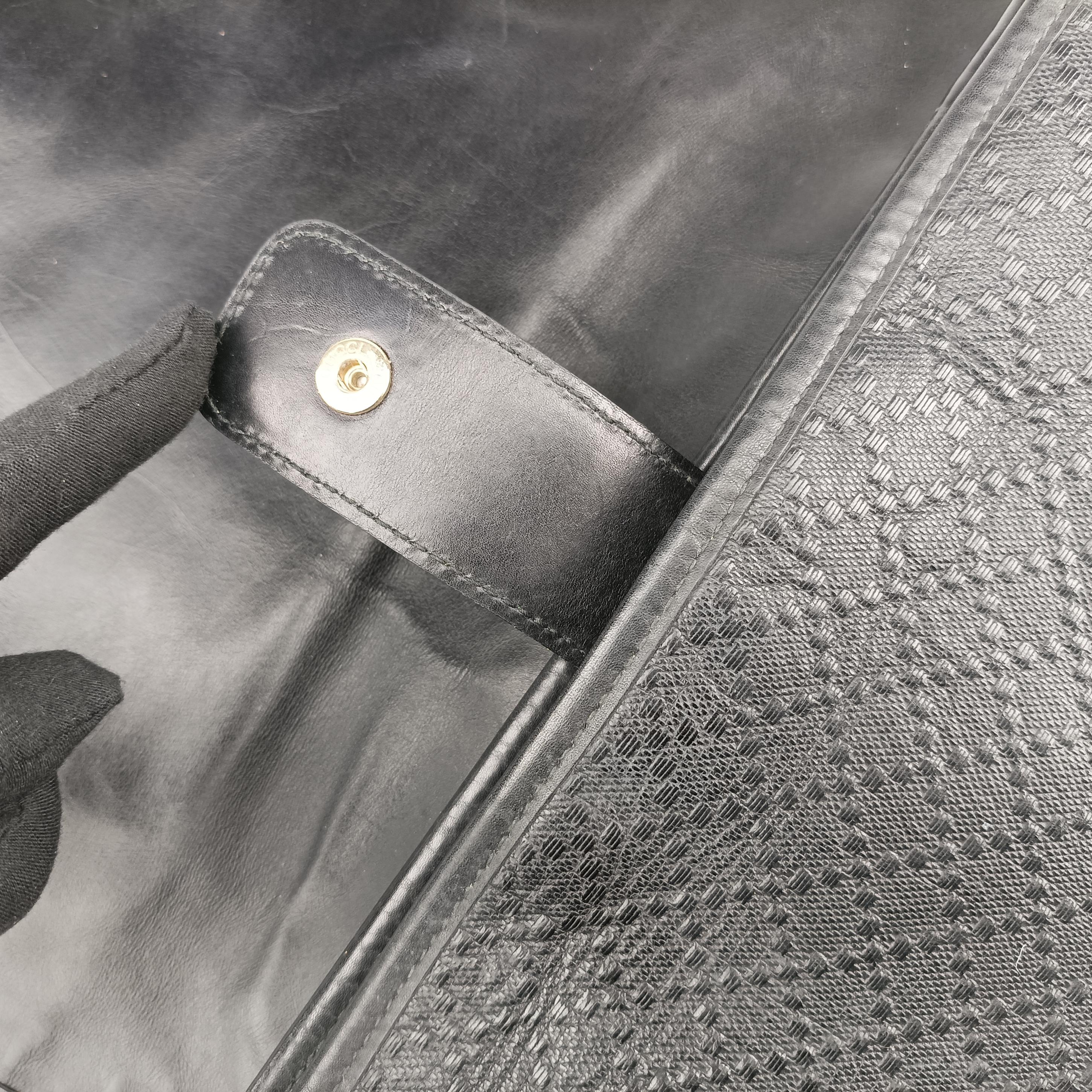 Guccissima Messenger Black Leather 223665 I9272226グッチッシマ メッセンジャー ブラック レザー 223665 I9272226