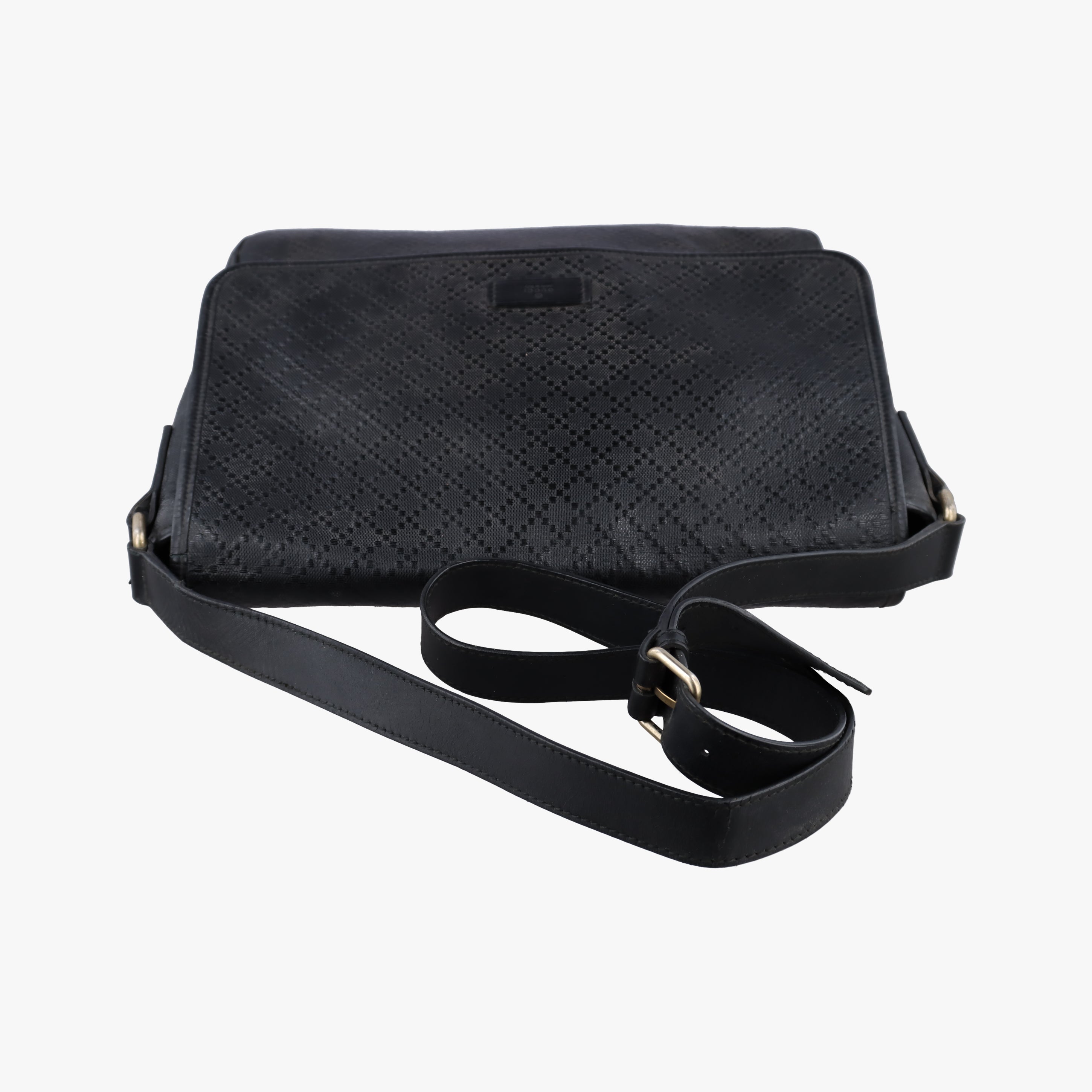 Guccissima Messenger Black Leather 223665 I9272226グッチッシマ メッセンジャー ブラック レザー 223665 I9272226