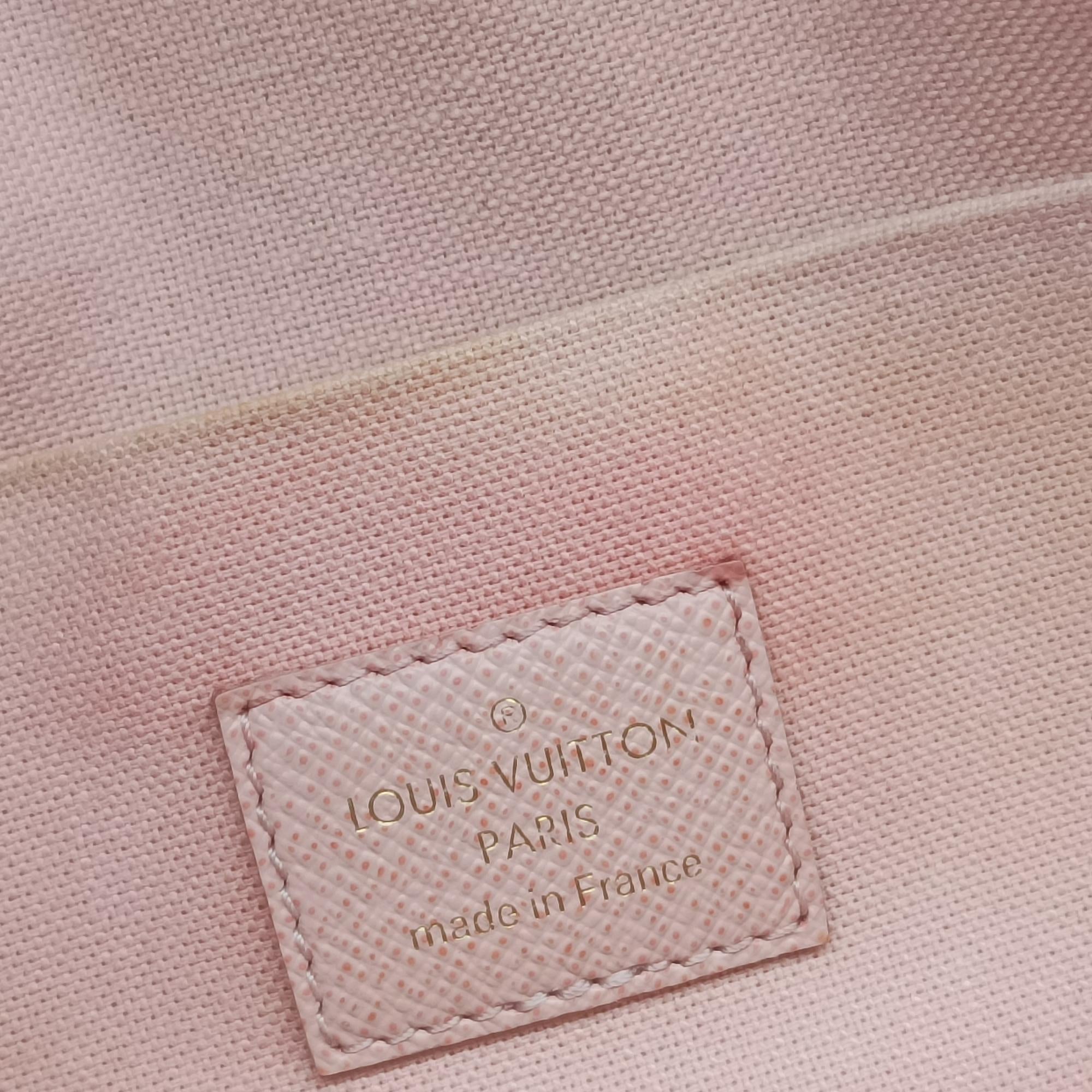 Pochette FeLICIE Azur Damier Canvas N63106 MI1156ポシェットフェリシー アズール ダミエキャンバス N63106 MI1156