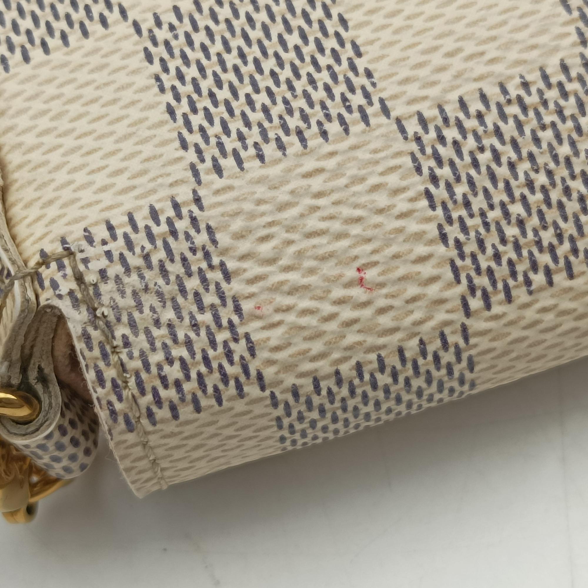 Pochette FeLICIE Azur Damier Canvas N63106 MI1156ポシェットフェリシー アズール ダミエキャンバス N63106 MI1156