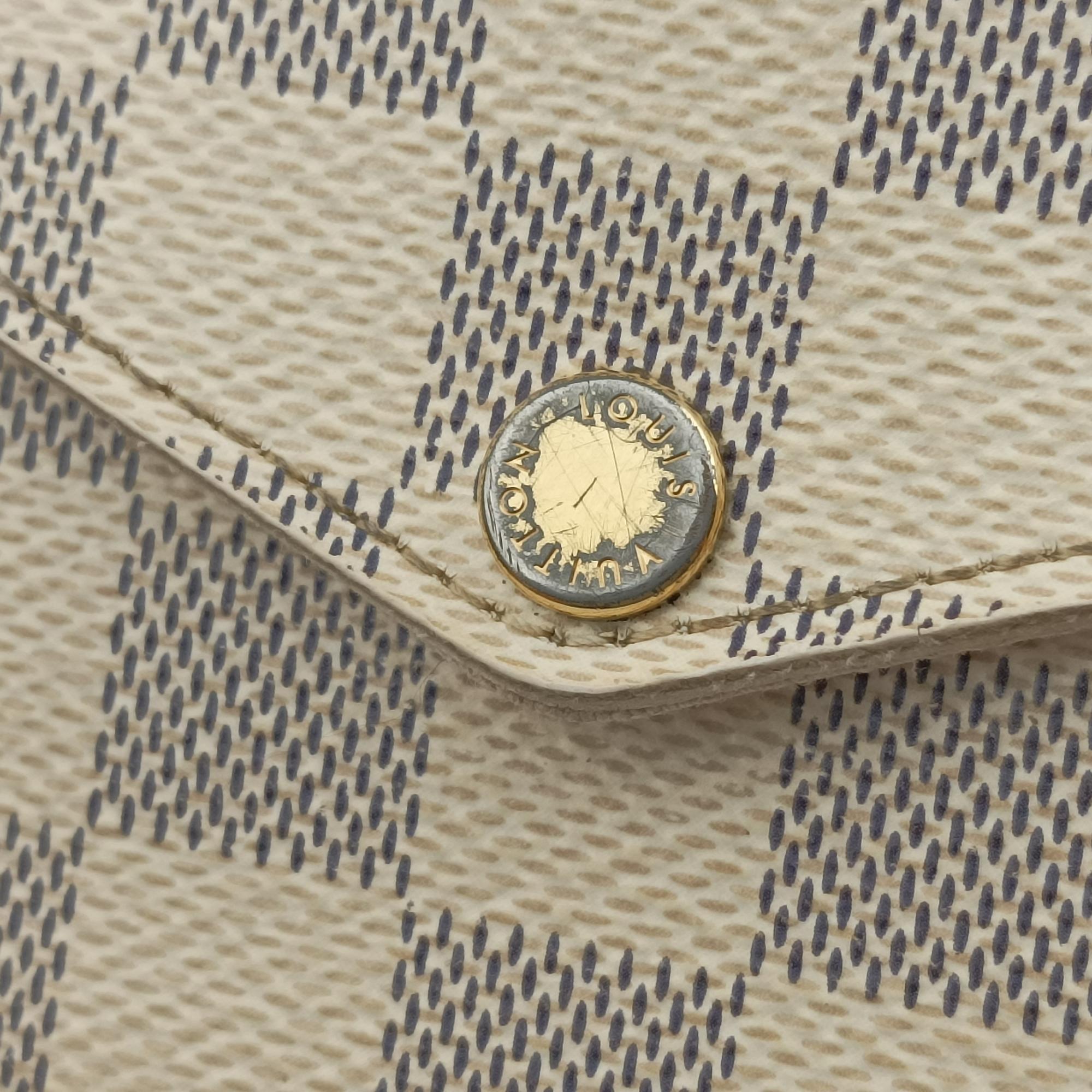 Pochette FeLICIE Azur Damier Canvas N63106 MI1156ポシェットフェリシー アズール ダミエキャンバス N63106 MI1156