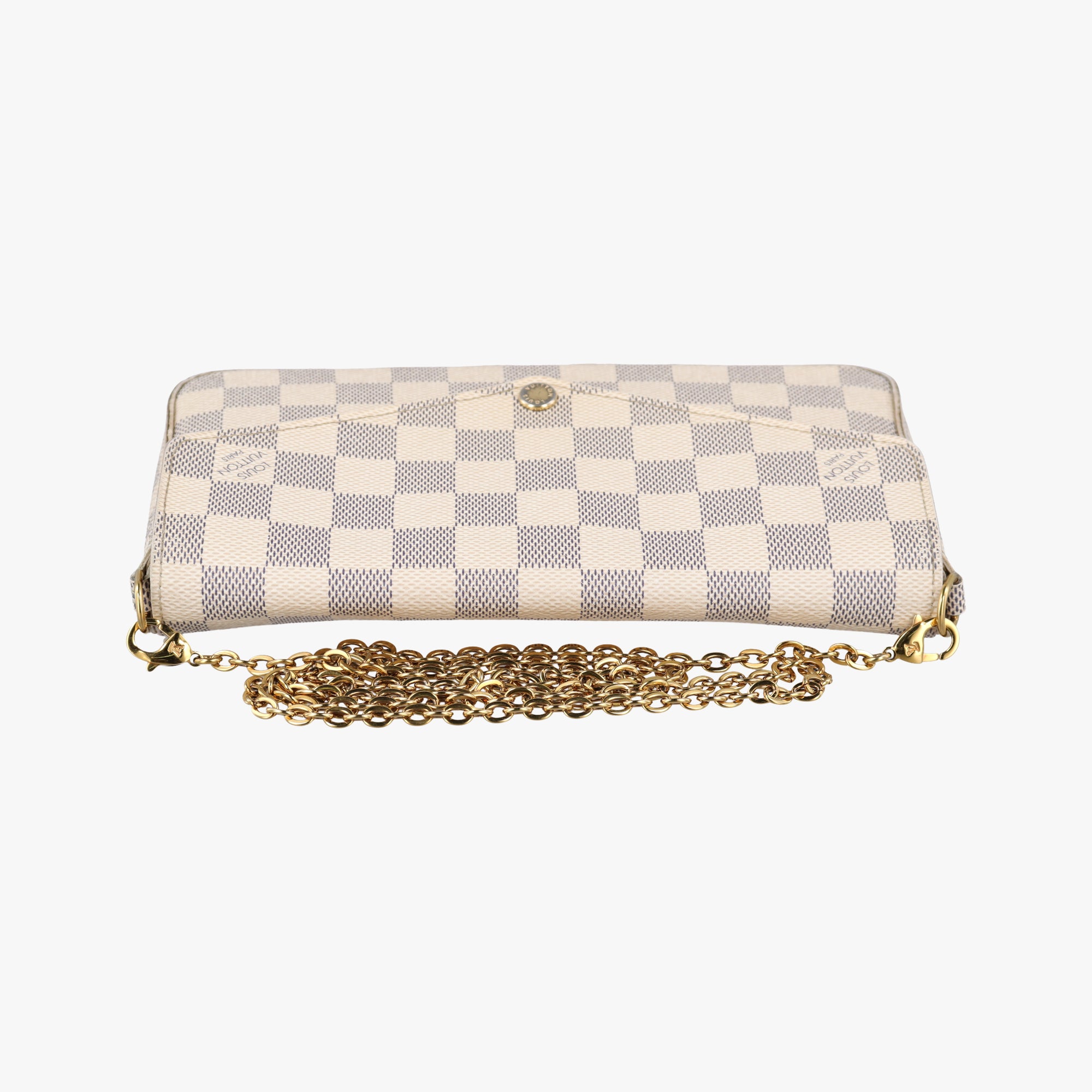 Pochette FeLICIE Azur Damier Canvas N63106 MI1156ポシェットフェリシー アズール ダミエキャンバス N63106 MI1156