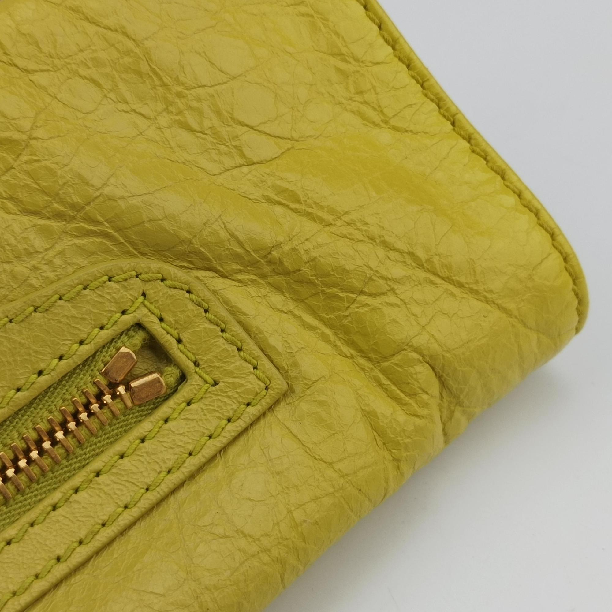 Envelop Yellow lambskin 327079.7330.H.538735エンベロップ イエロー ラムスキン 327079.7330.H.538735