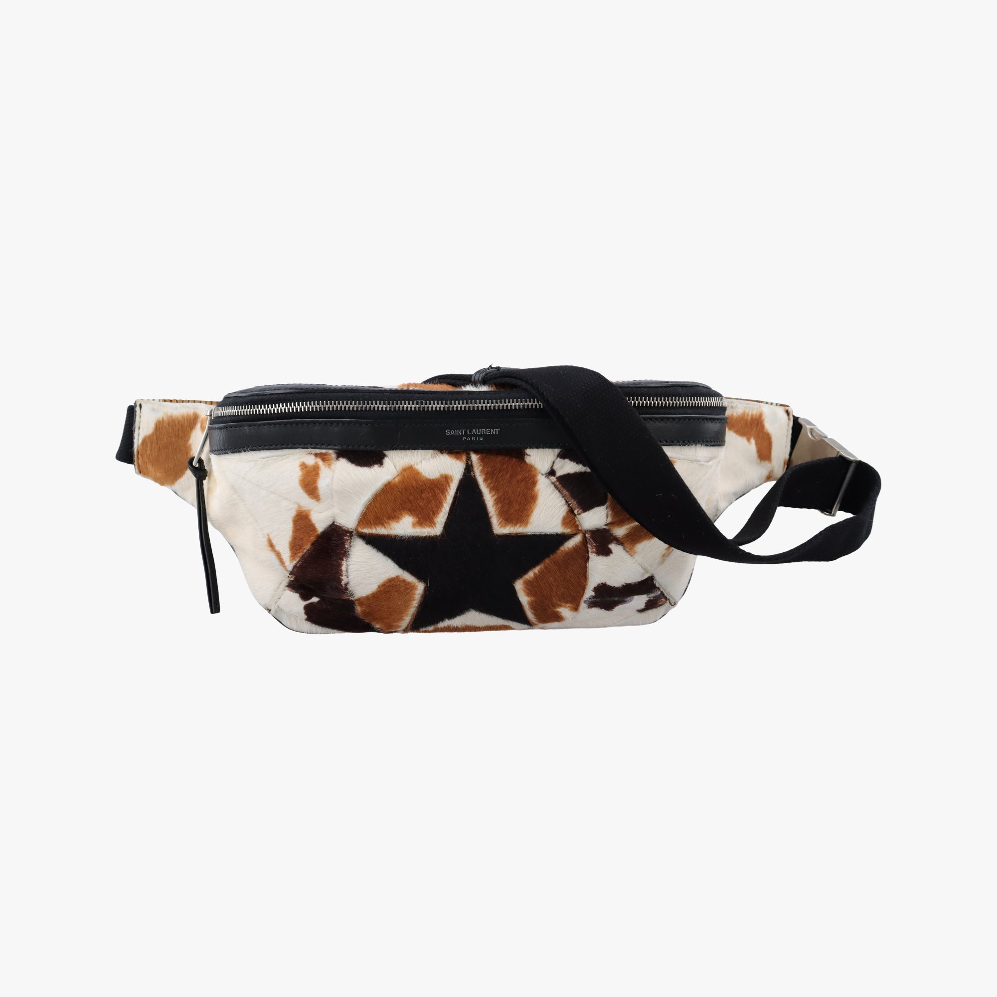 Cow Print Star Black×Multicolour ponyhair 557831 FLY557831.1018カウプリントスター ブラック×マルチカラー ハラコ 557831 FLY557831.1018