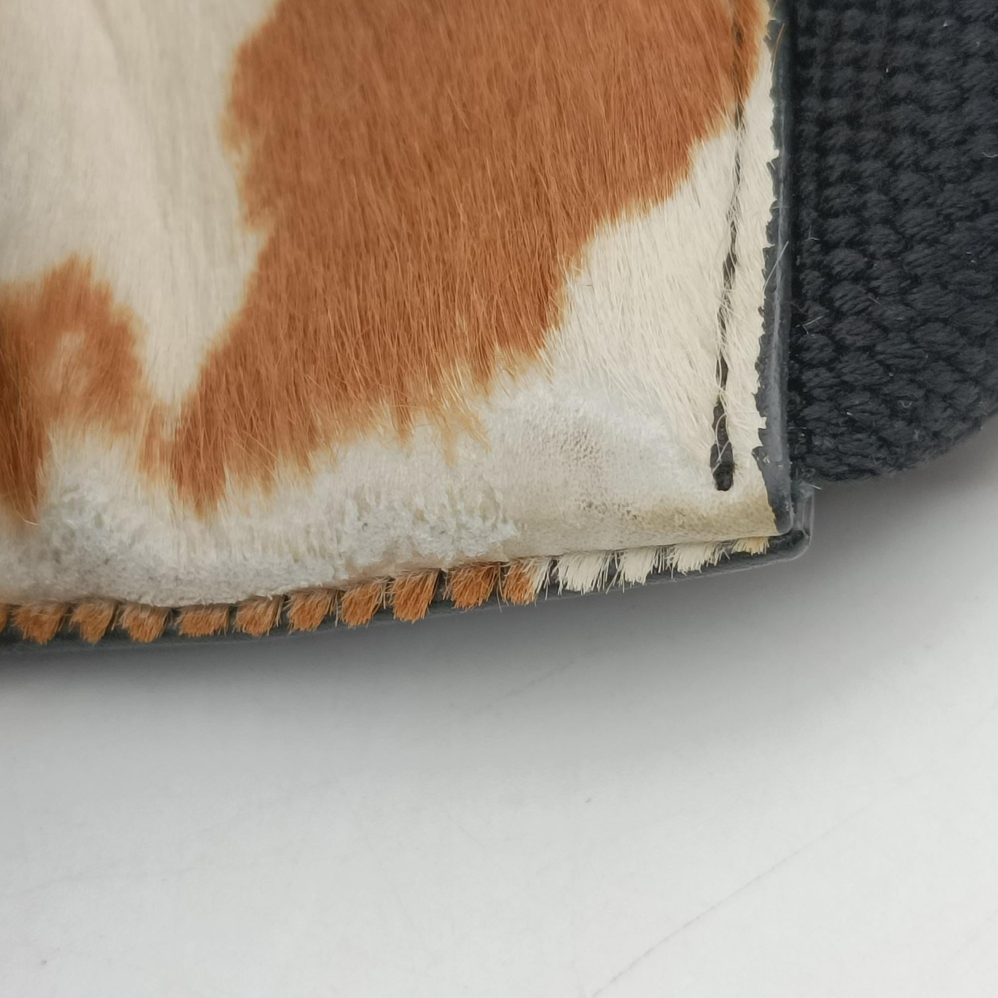 Cow Print Star Black×Multicolour ponyhair 557831 FLY557831.1018カウプリントスター ブラック×マルチカラー ハラコ 557831 FLY557831.1018