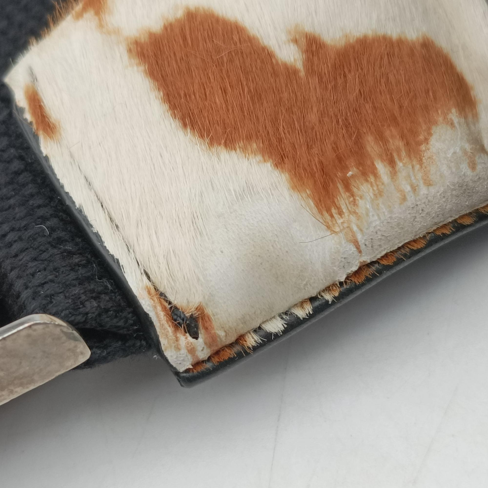 Cow Print Star Black×Multicolour ponyhair 557831 FLY557831.1018カウプリントスター ブラック×マルチカラー ハラコ 557831 FLY557831.1018