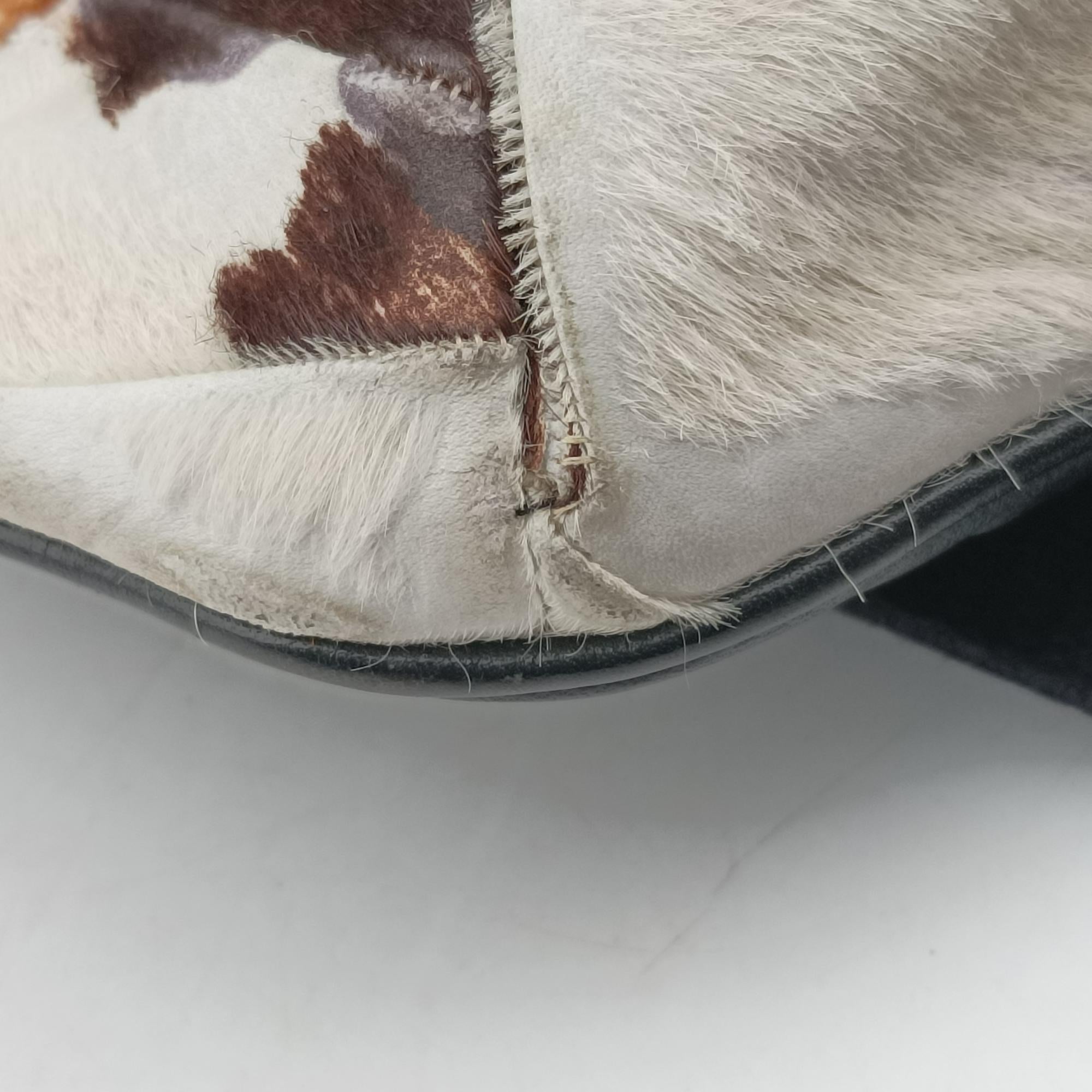 Cow Print Star Black×Multicolour ponyhair 557831 FLY557831.1018カウプリントスター ブラック×マルチカラー ハラコ 557831 FLY557831.1018