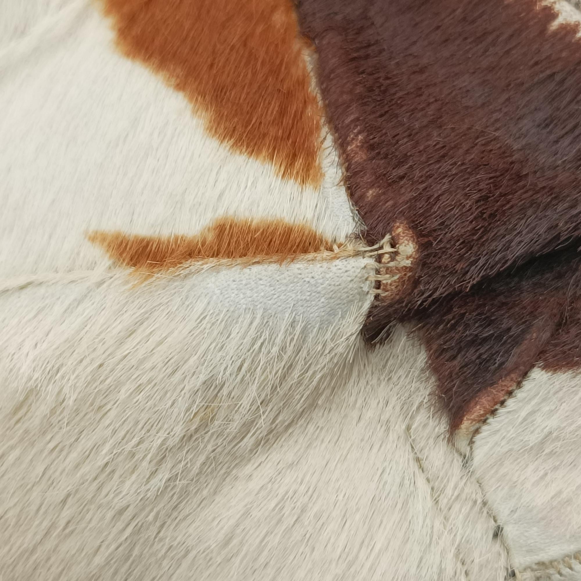 Cow Print Star Black×Multicolour ponyhair 557831 FLY557831.1018カウプリントスター ブラック×マルチカラー ハラコ 557831 FLY557831.1018