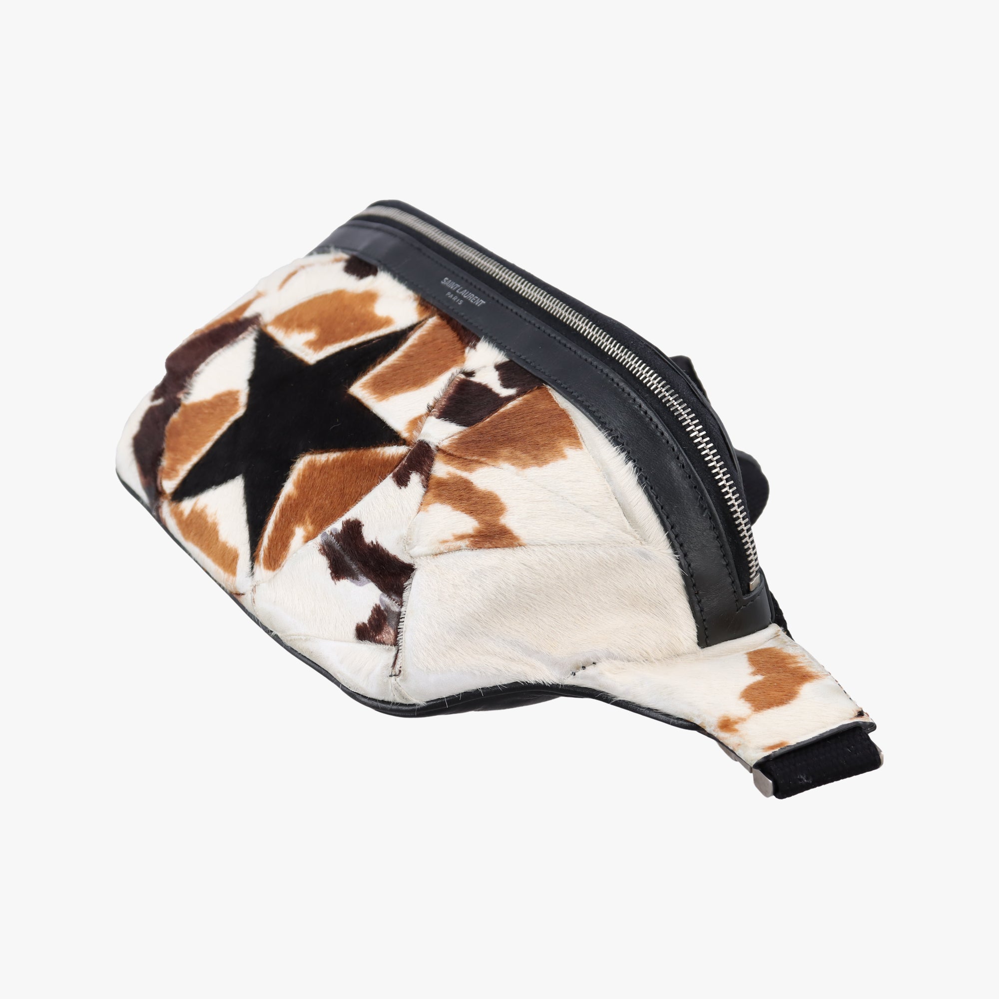 Cow Print Star Black×Multicolour ponyhair 557831 FLY557831.1018カウプリントスター ブラック×マルチカラー ハラコ 557831 FLY557831.1018