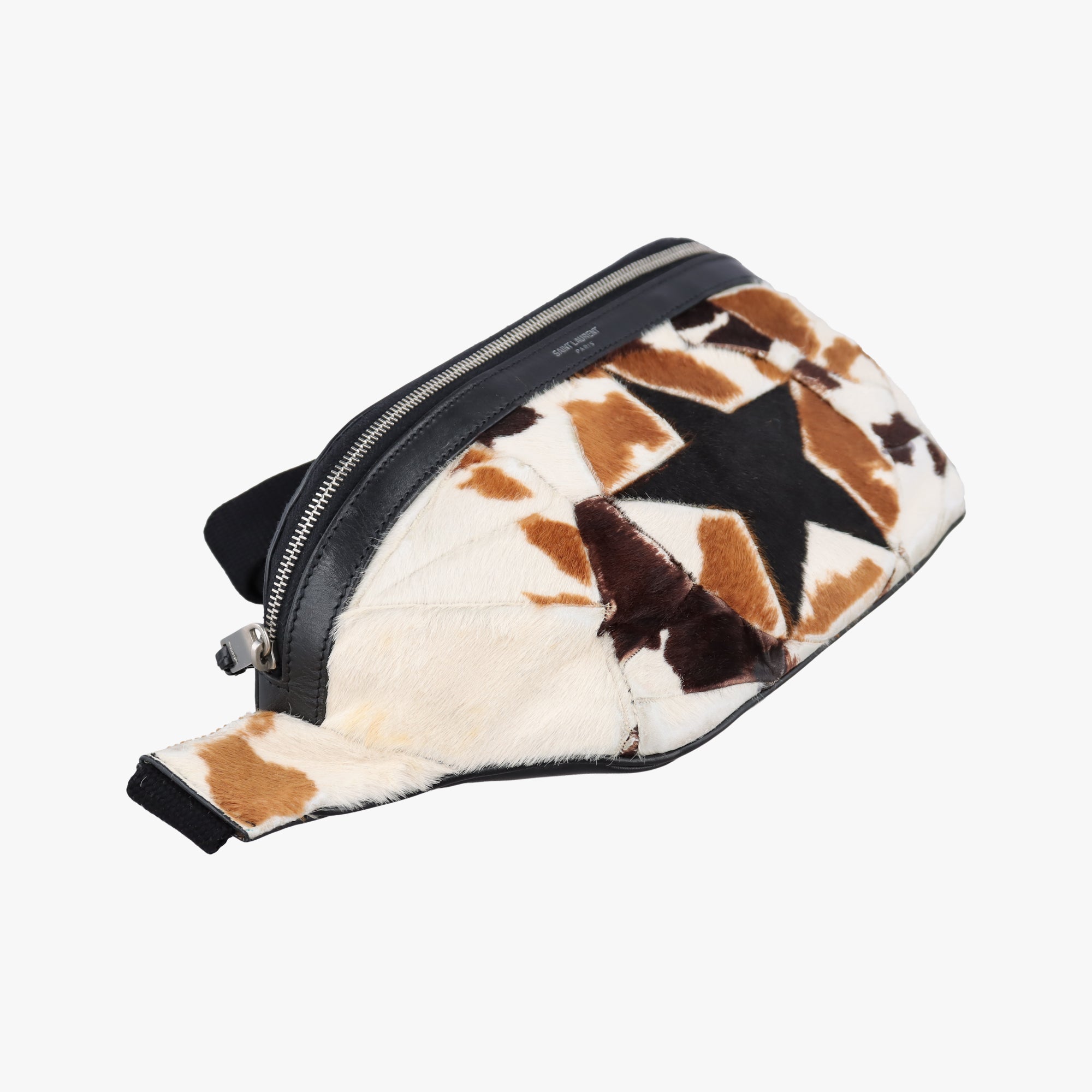 Cow Print Star Black×Multicolour ponyhair 557831 FLY557831.1018カウプリントスター ブラック×マルチカラー ハラコ 557831 FLY557831.1018