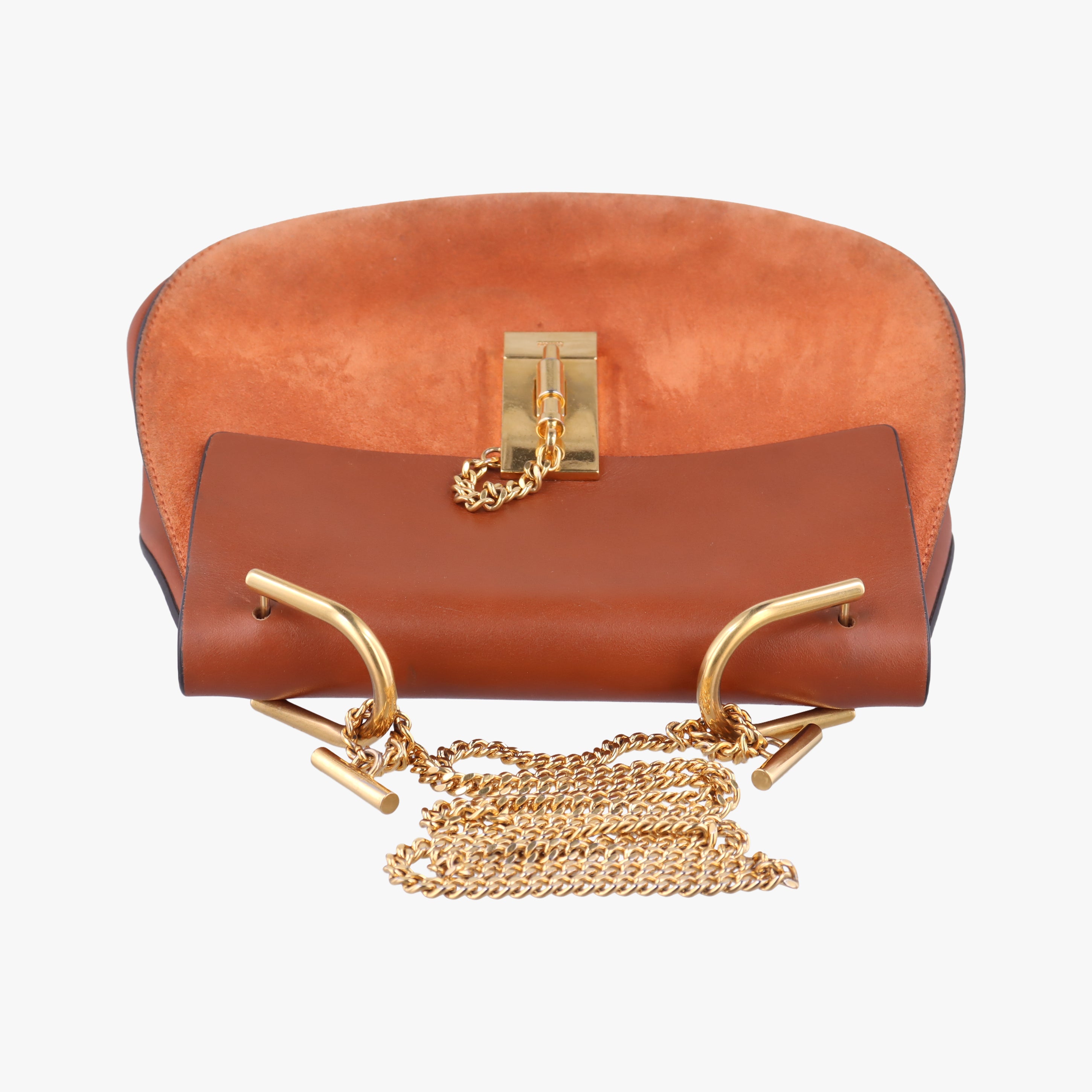 DREW Orange Leather×suede 03 16 70 65 Bドリュー オレンジ レザー×スエード 03 16 70 65 B