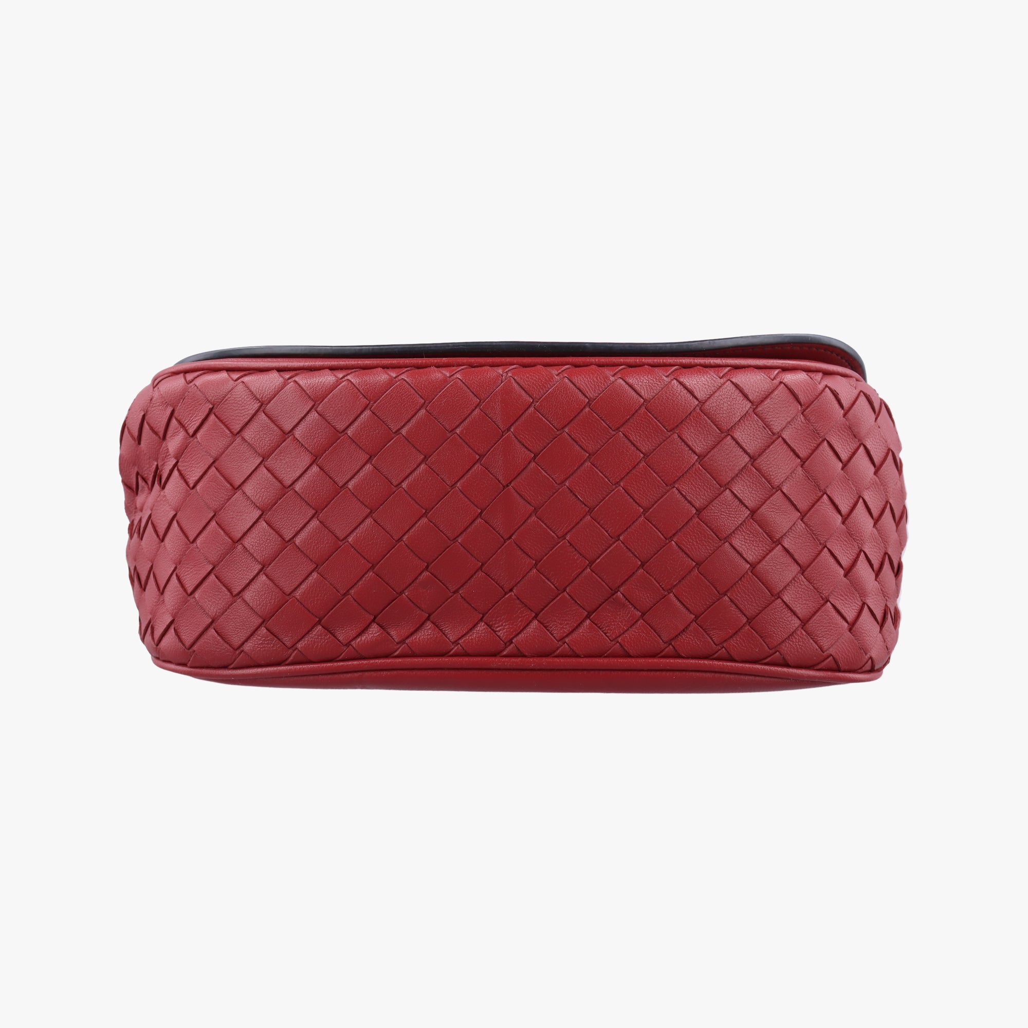 Luna Intrecciato Red lambskin B07655124Aルナ イントレチャート レッド ラムスキン B07655124A