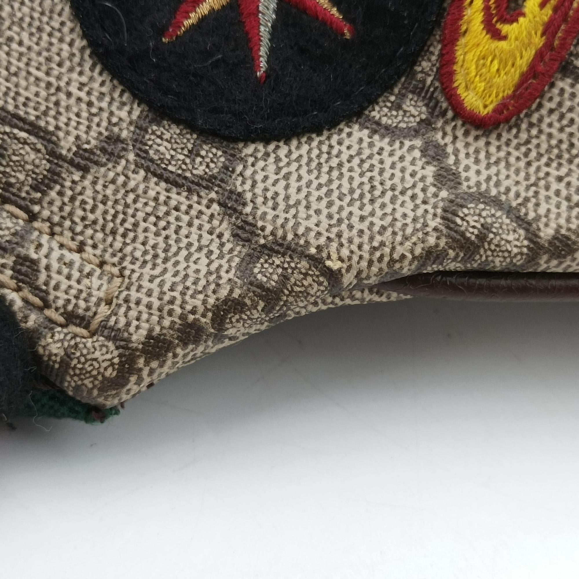 GG Supreme Courrier beige×Multicolour PVC coated canvas 529711 GGスプリーム クーリエ ベージュ×マルチカラー PVCコーティングキャンバス 529711