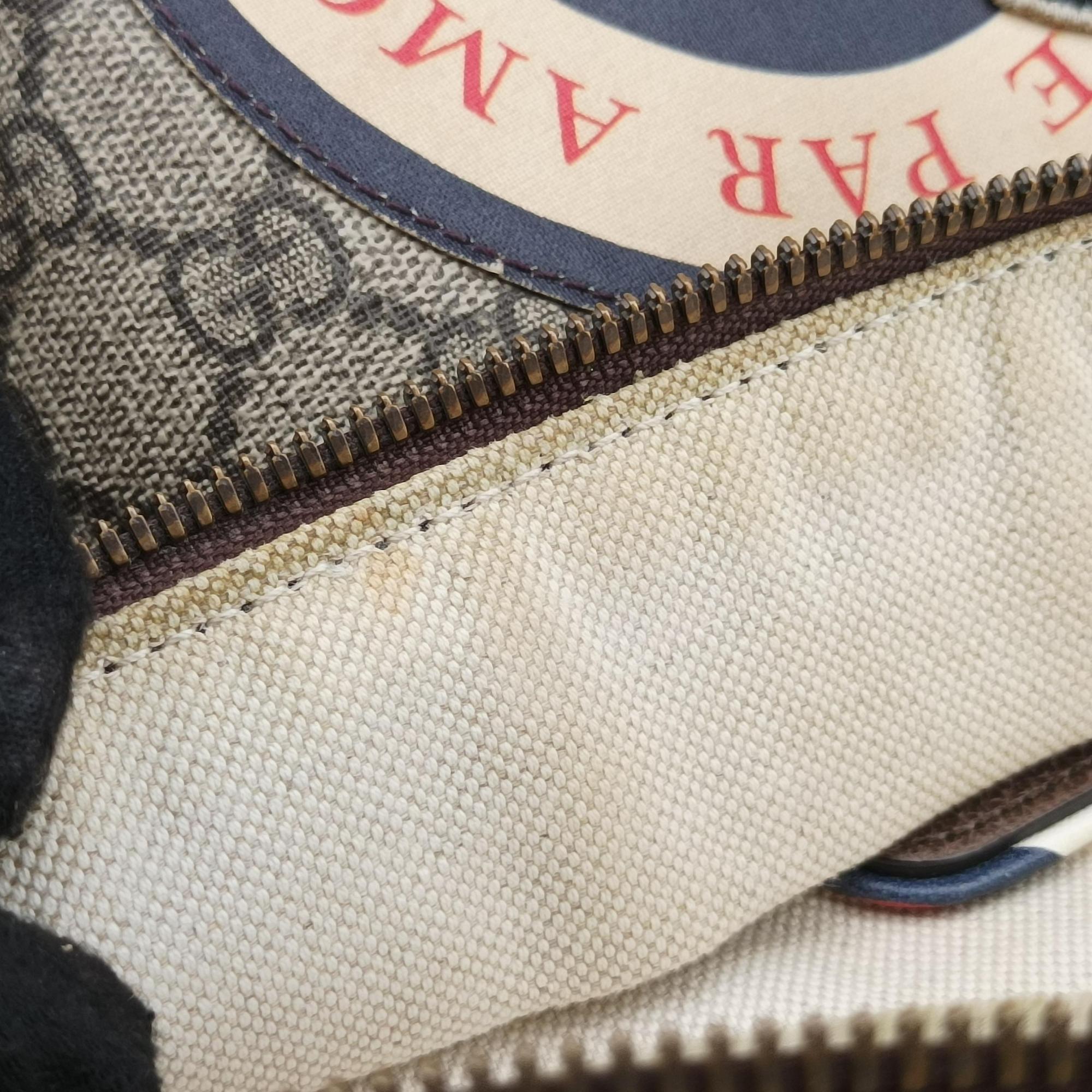 GG Supreme Courrier beige×Multicolour PVC coated canvas 529711 GGスプリーム クーリエ ベージュ×マルチカラー PVCコーティングキャンバス 529711