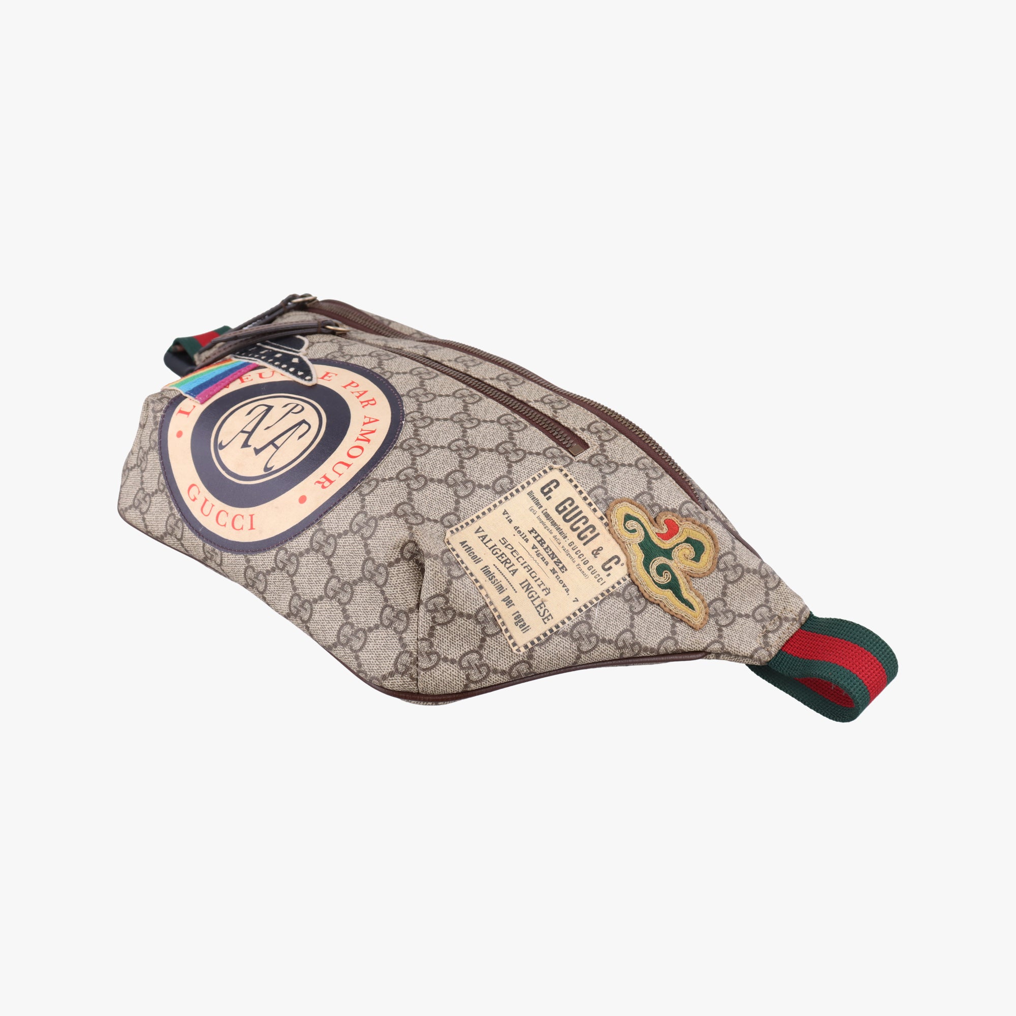 GG Supreme Courrier beige×Multicolour PVC coated canvas 529711 GGスプリーム クーリエ ベージュ×マルチカラー PVCコーティングキャンバス 529711