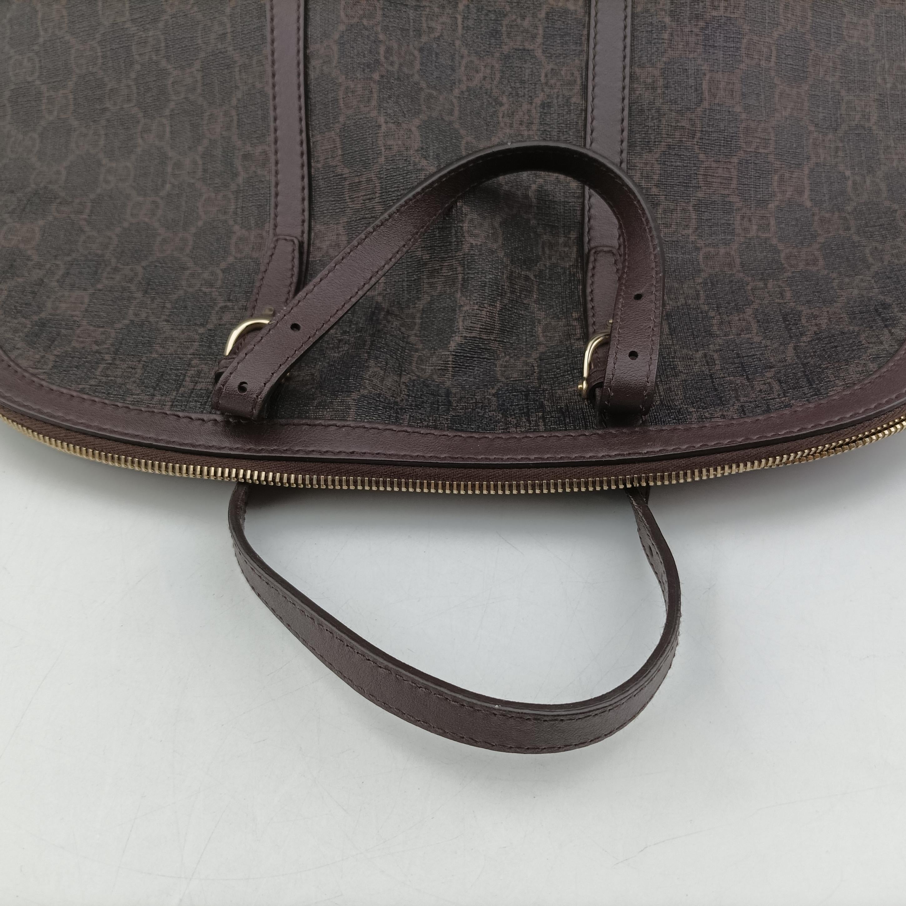 Microguccissima Brown PVC coated canvas 309616 D014442980マイクログッチシマ ブラウン PVCコーティングキャンバス 309616 D014442980