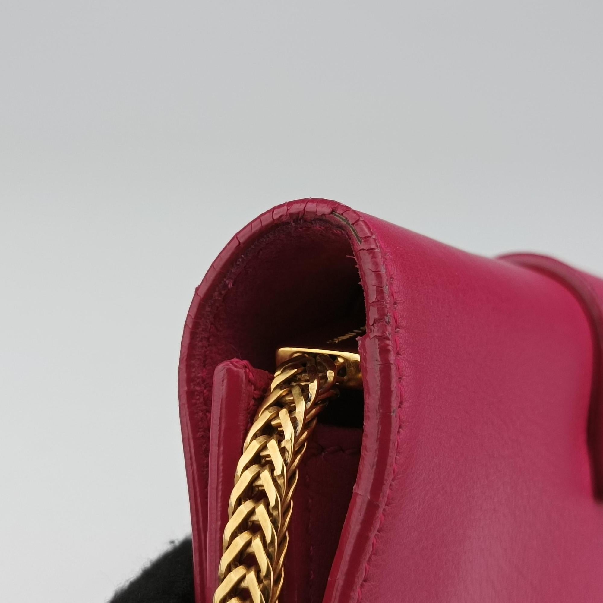 Y Line Pink Leather 311215 311215.529258Yライン ピンク レザー 311215 311215.529258