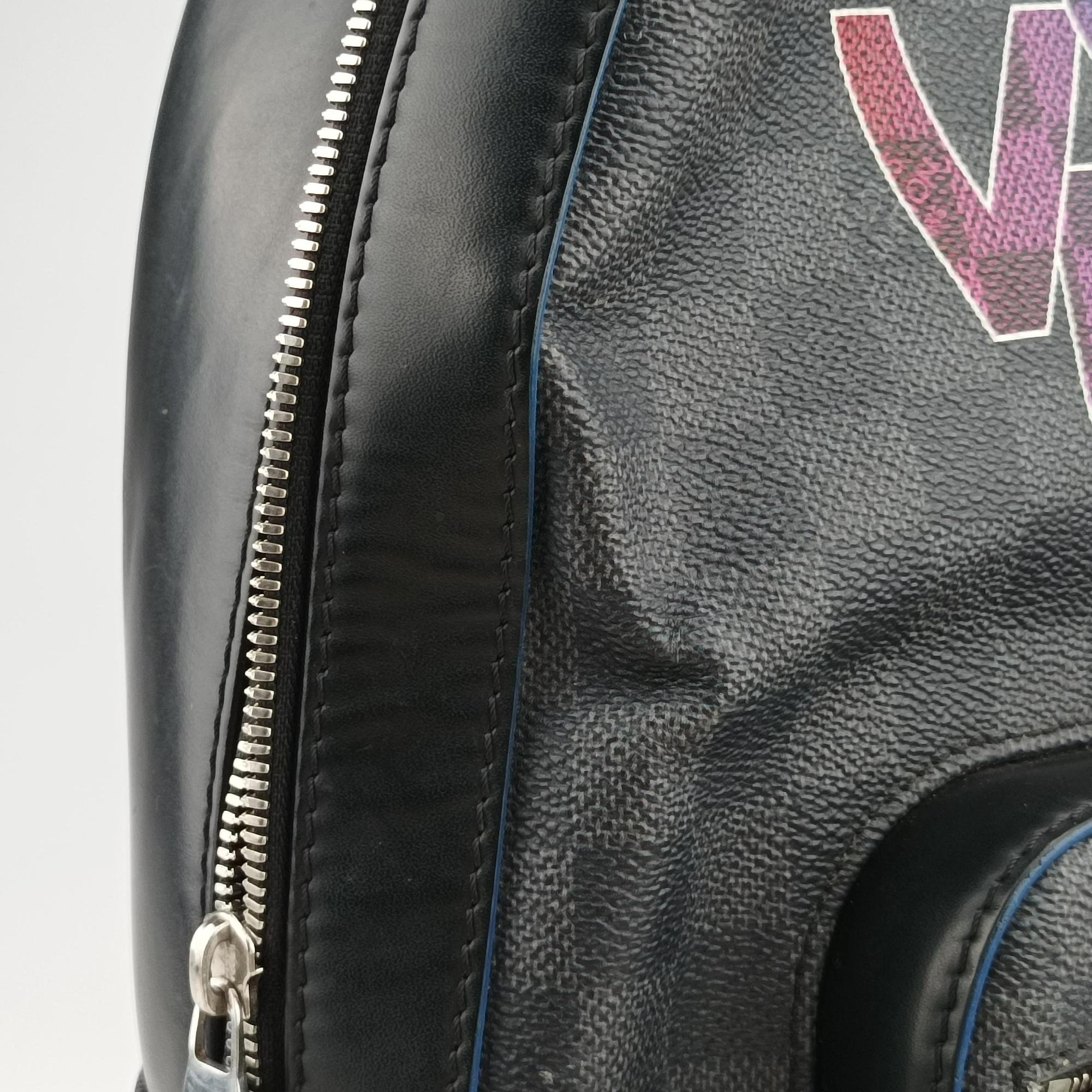 Rainbow Logo Josh Noir×multicolor Damier Graphite N40268 DR4129レインボーロゴ ジョシュ ノワール×マルチカラー ダミエ グラフィット N40268 DR4129