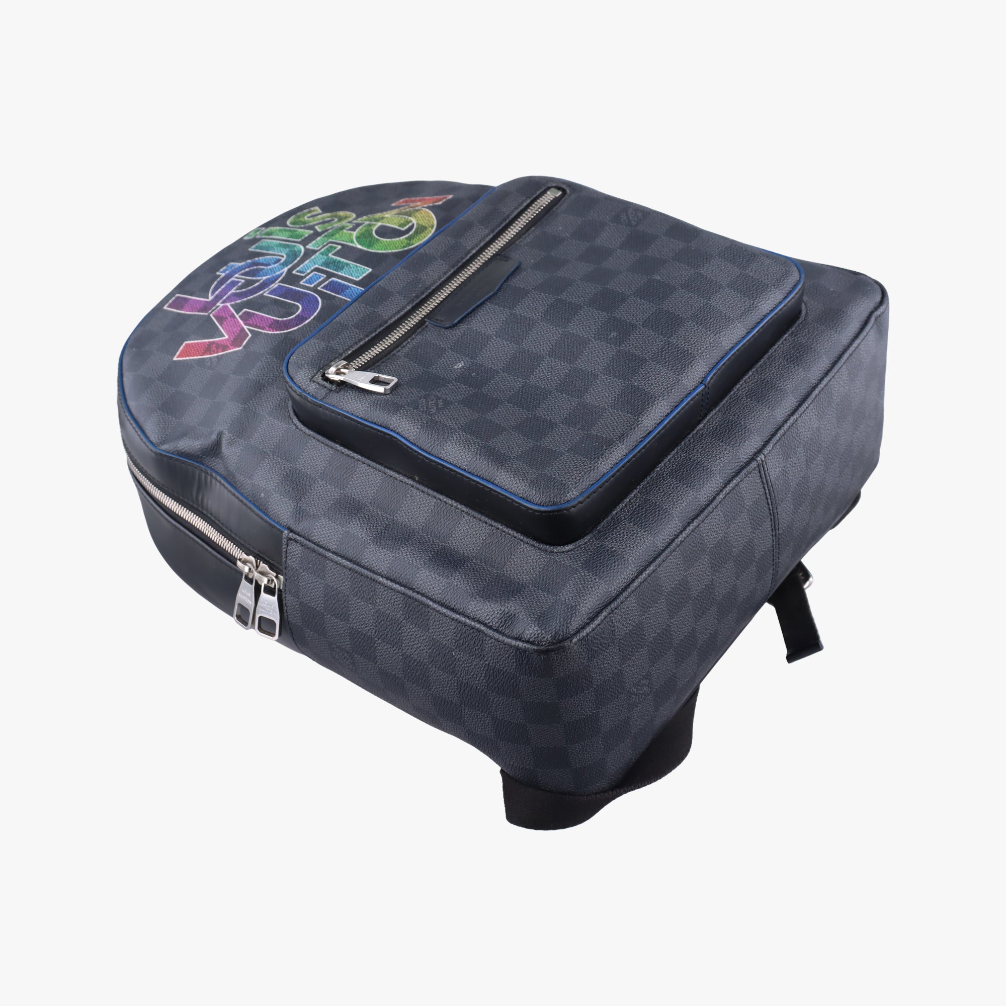 Rainbow Logo Josh Noir×multicolor Damier Graphite N40268 DR4129レインボーロゴ ジョシュ ノワール×マルチカラー ダミエ グラフィット N40268 DR4129