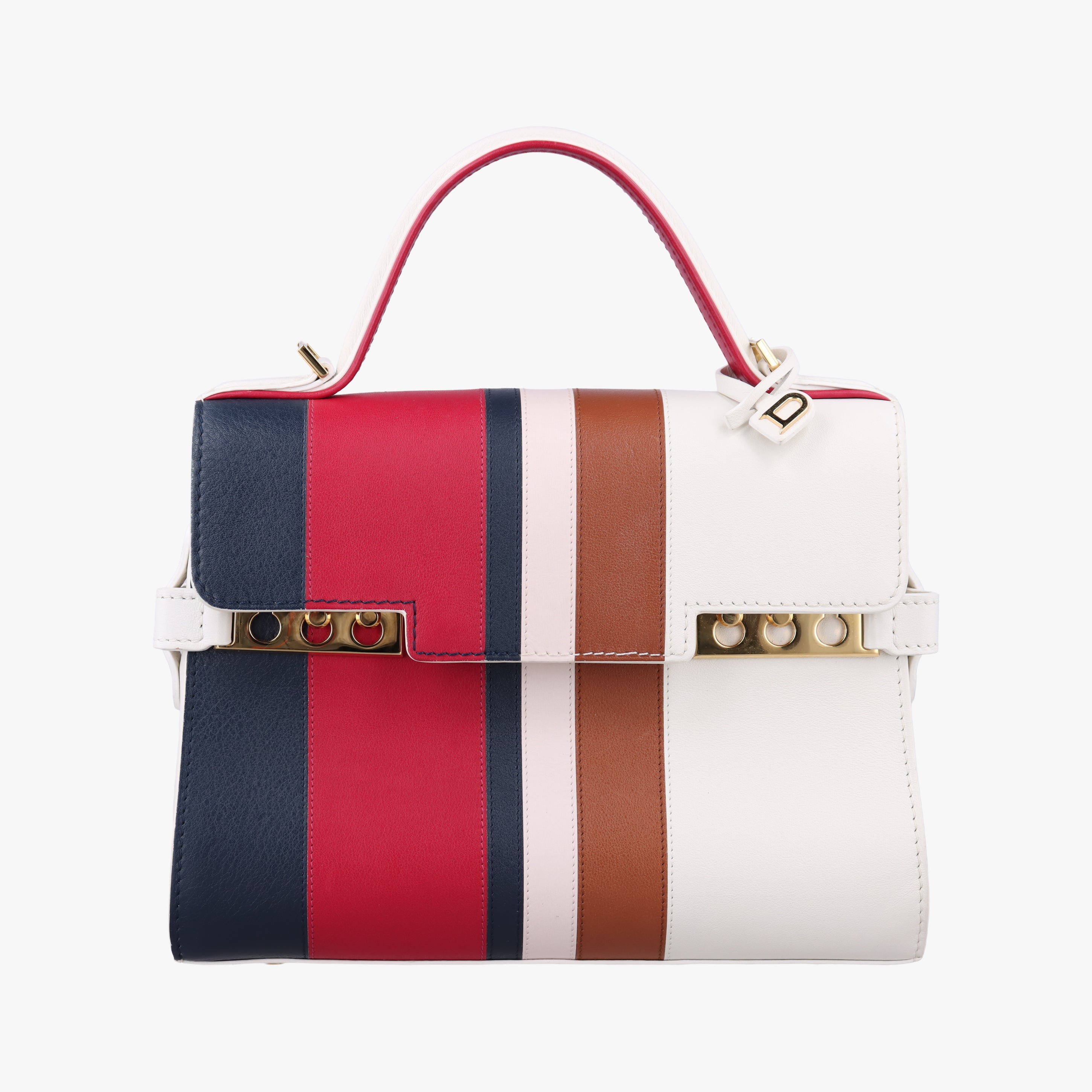 Tempete White xNavy x Red x Brown leather IO7Hタンペート ホワイト×ネービー×レッド×ブラウン レザー IO7H