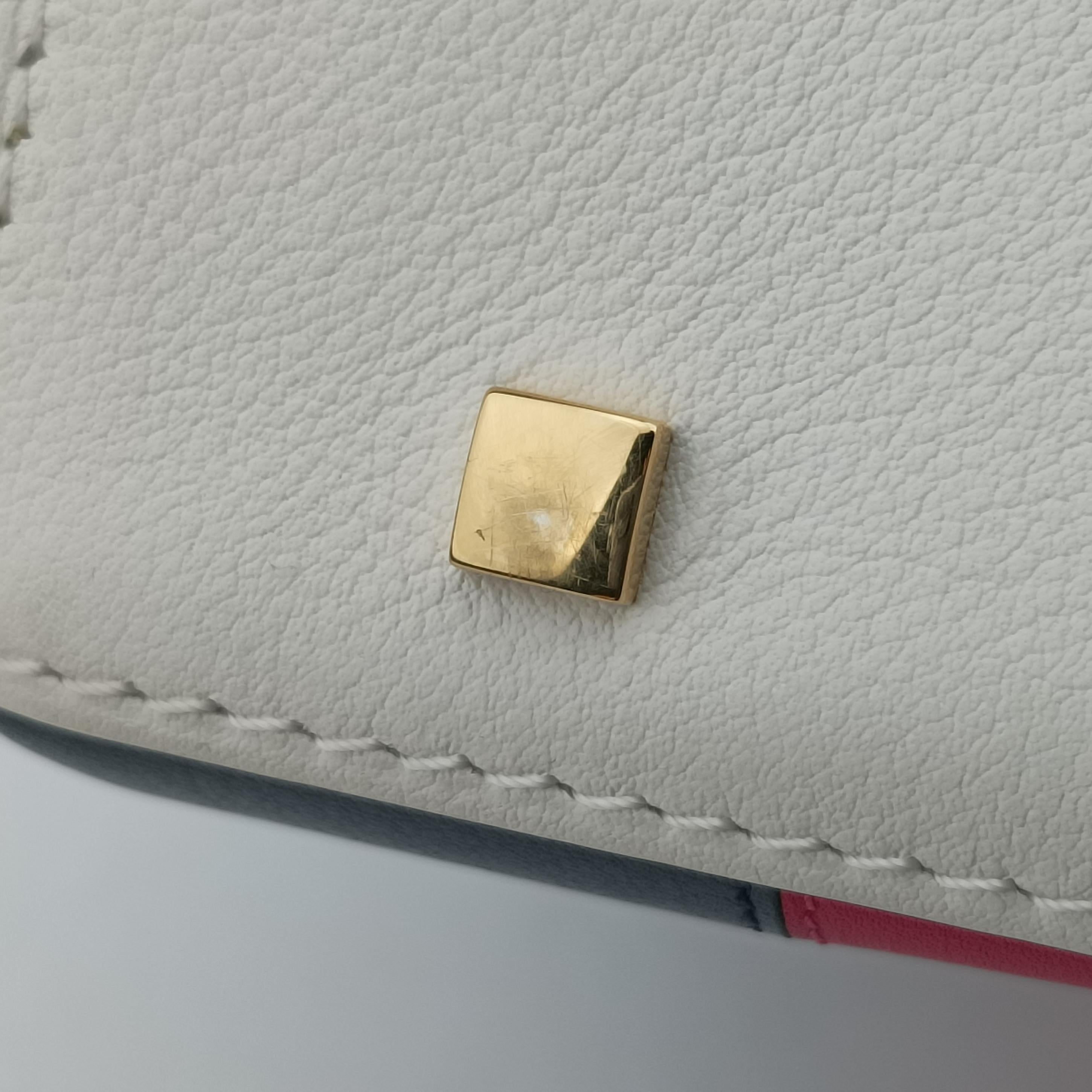 Tempete White xNavy x Red x Brown leather IO7Hタンペート ホワイト×ネービー×レッド×ブラウン レザー IO7H