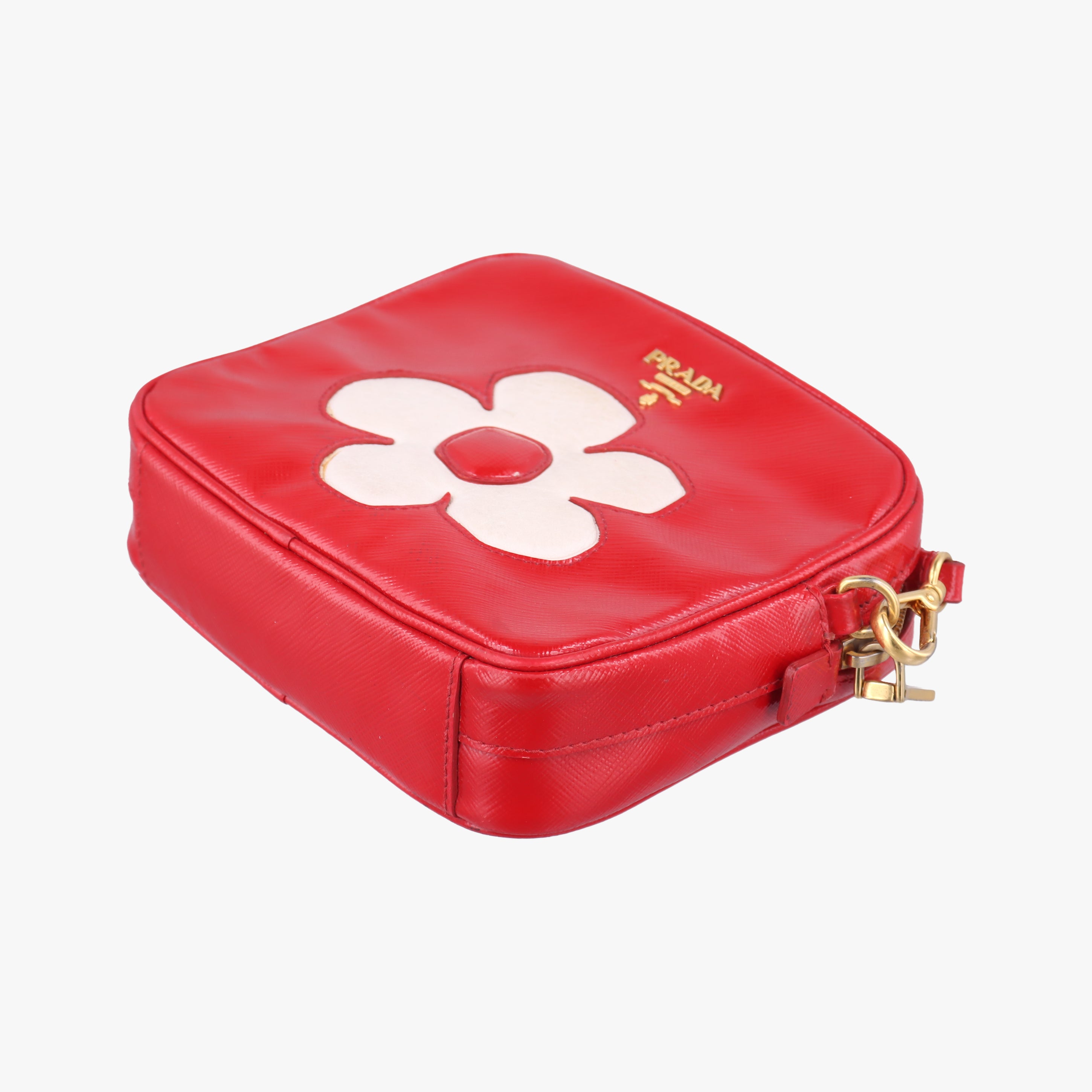 Flowers Vernice Red×White Patent BP610M 110フラワーズ ヴェルニセ レッド×ホワイト パテント BP610M 110