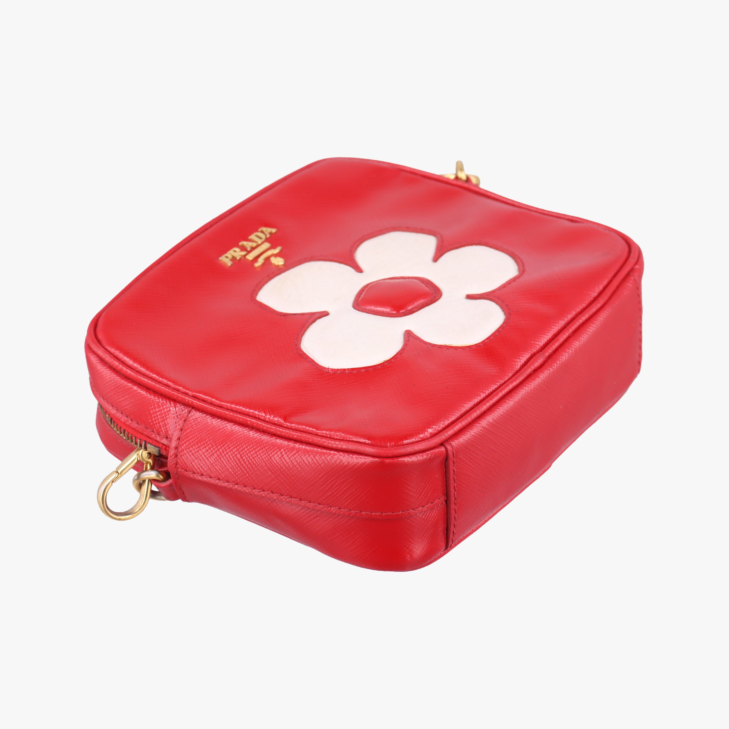 Flowers Vernice Red×White Patent BP610M 110フラワーズ ヴェルニセ レッド×ホワイト パテント BP610M 110