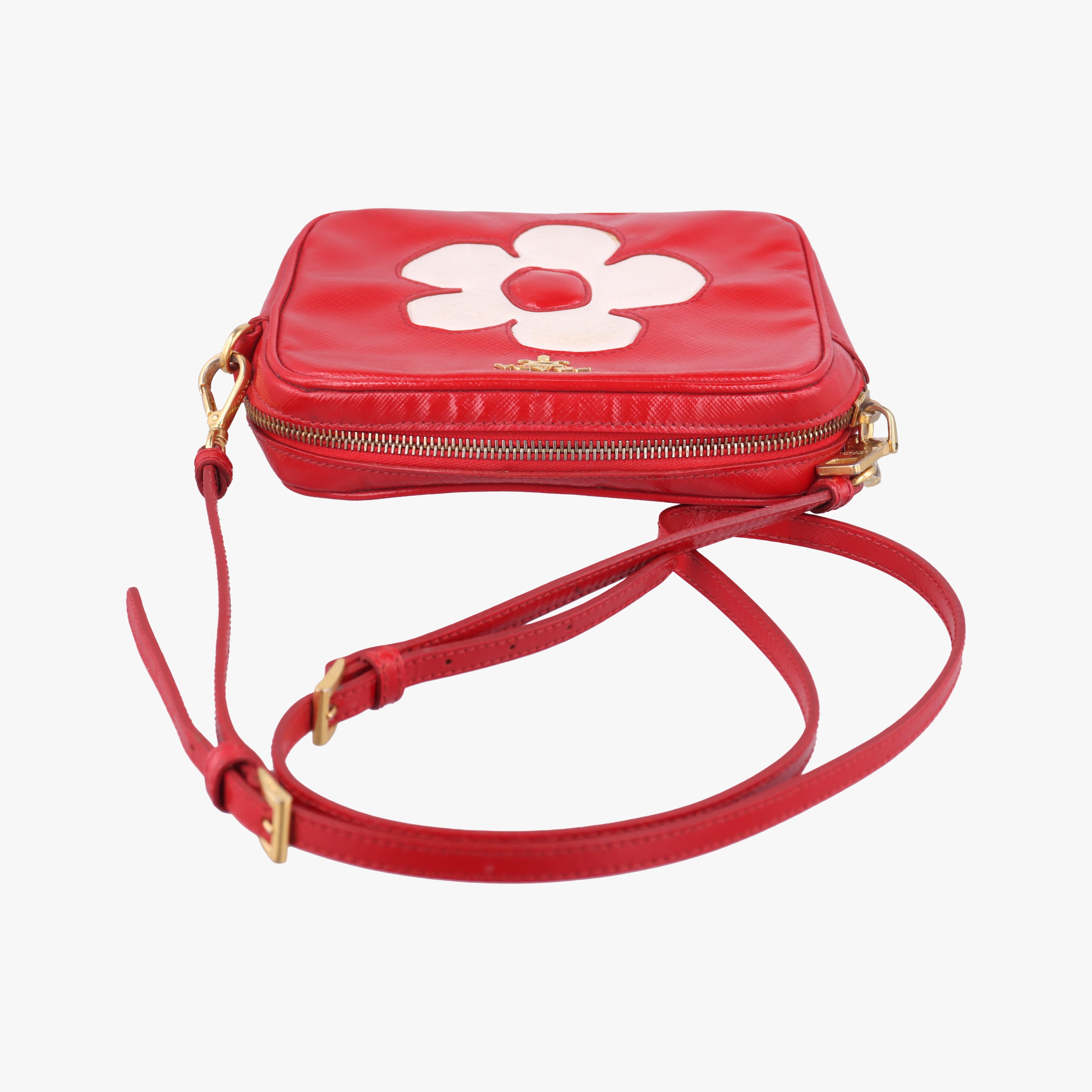 Flowers Vernice Red×White Patent BP610M 110フラワーズ ヴェルニセ レッド×ホワイト パテント BP610M 110