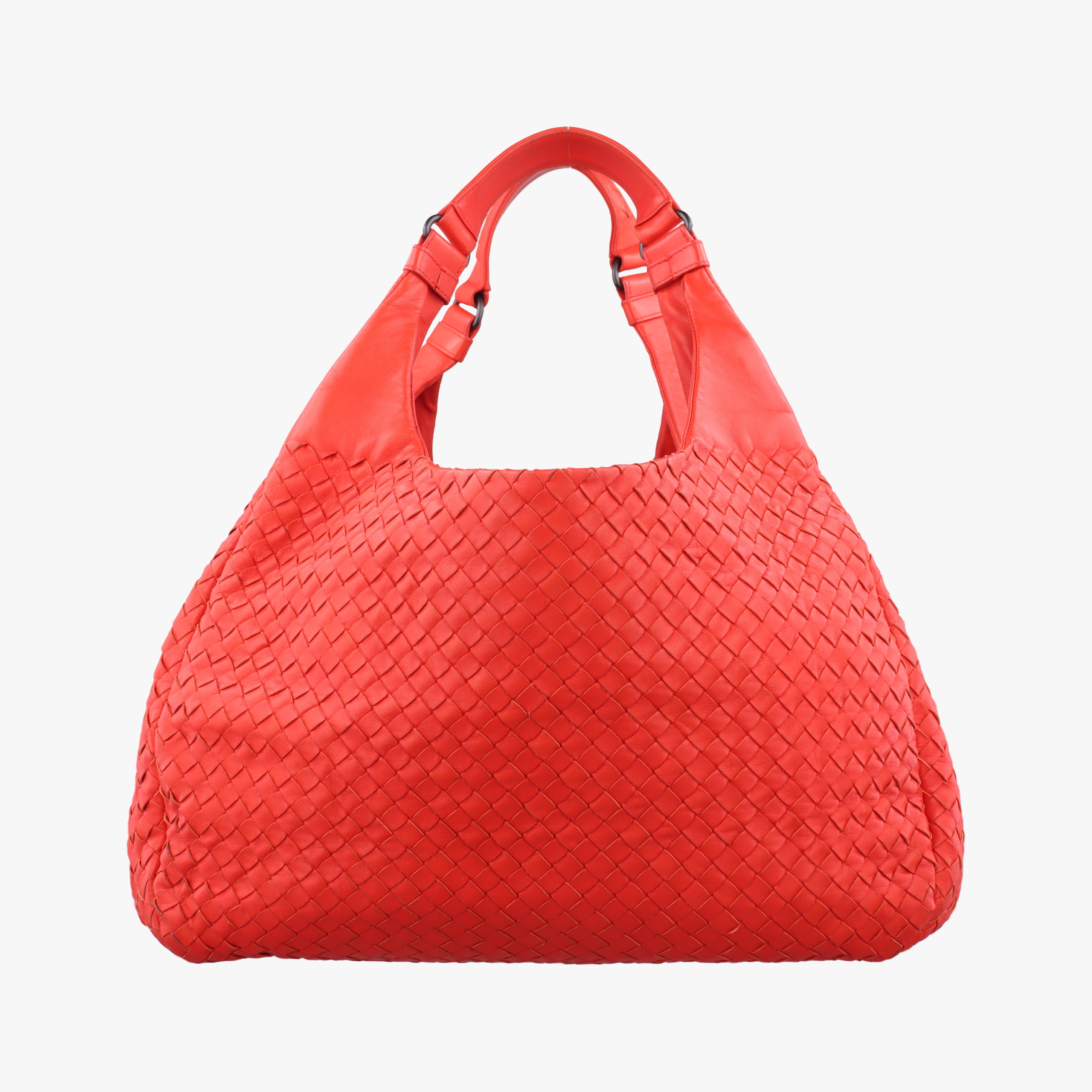 CAMPANA Intrecciato Red lambskin B00011797Tカンパーナ イントレチャート レッド ラムスキン B00011797T