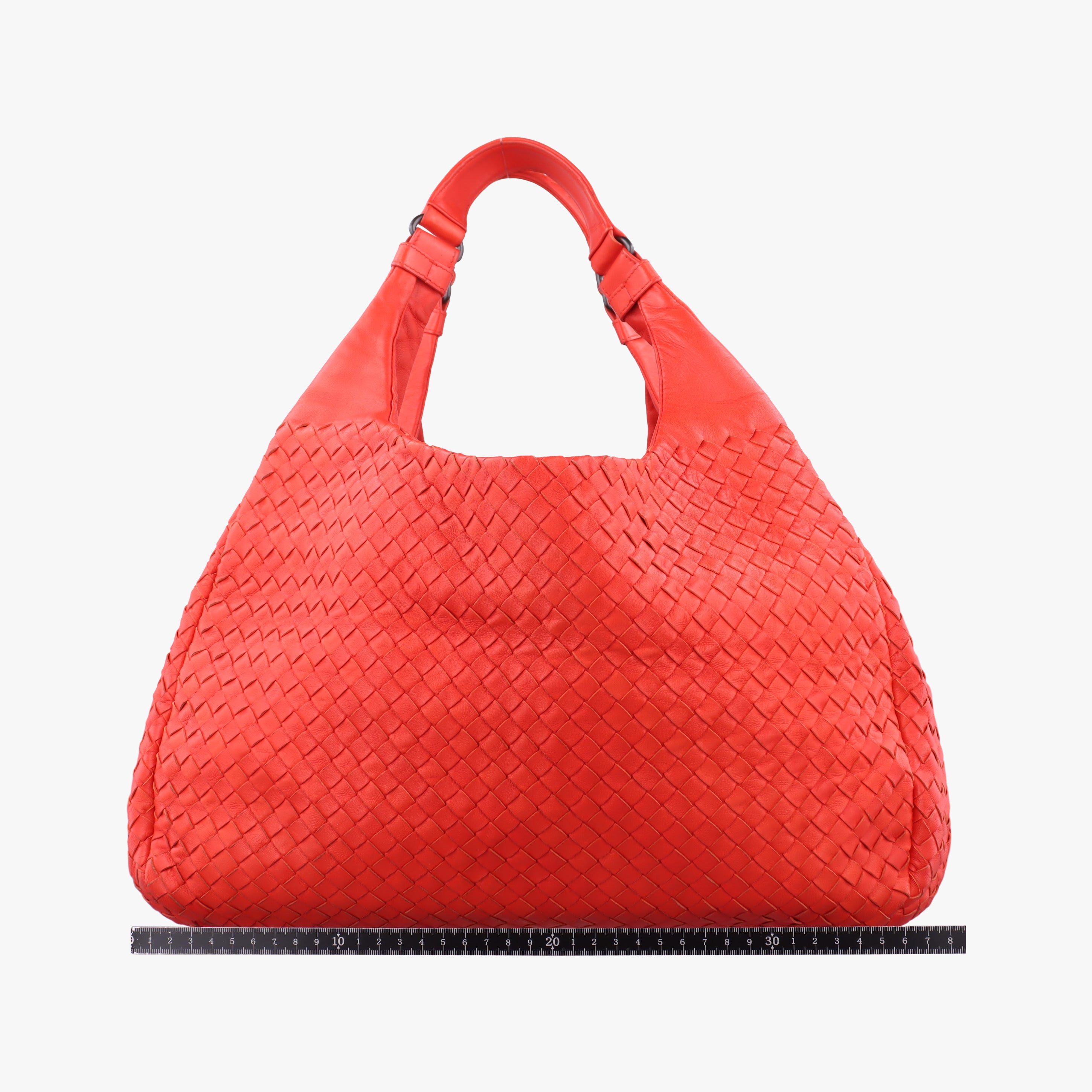 CAMPANA Intrecciato Red lambskin B00011797Tカンパーナ イントレチャート レッド ラムスキン B00011797T